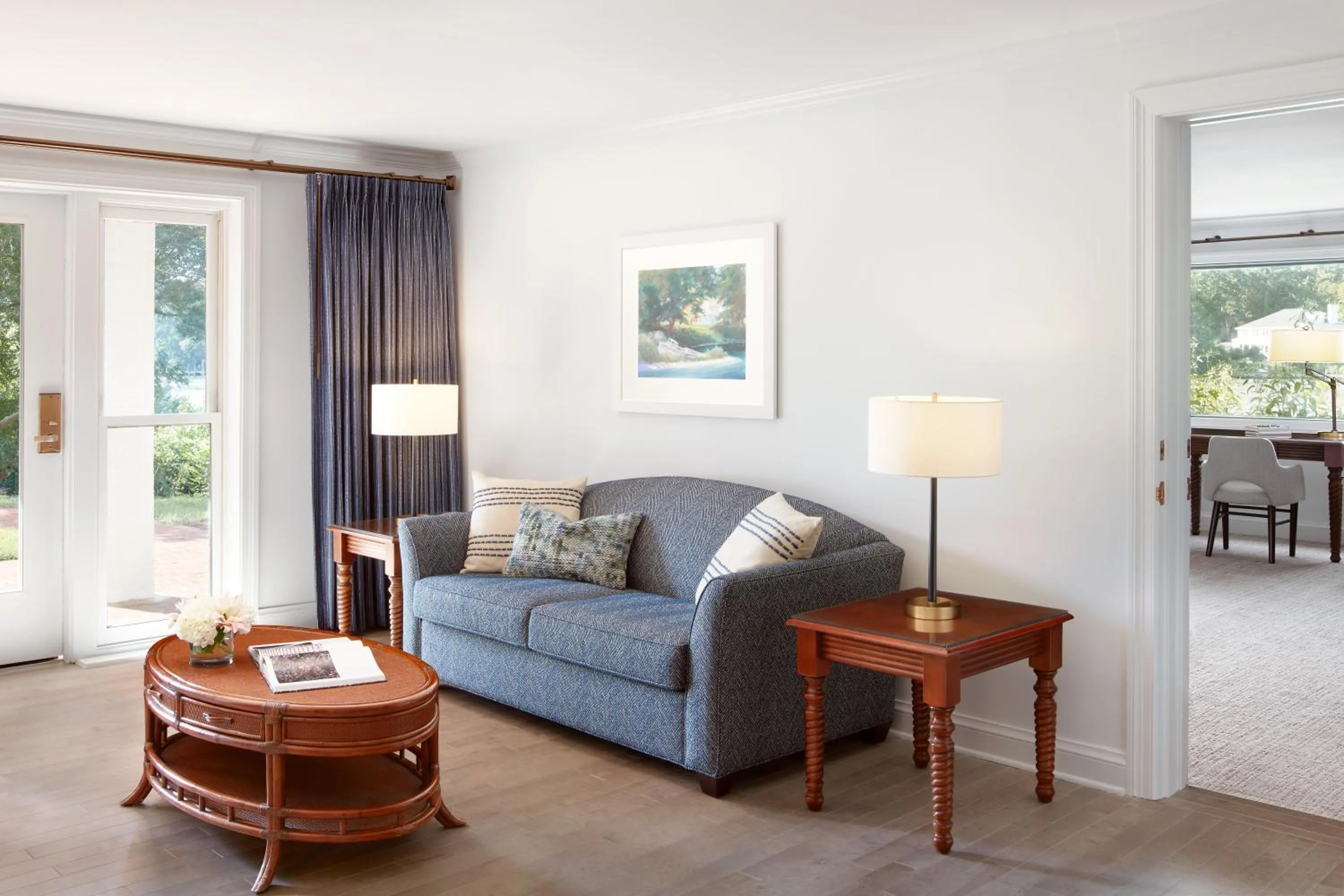 Seating area in The Tides Inn