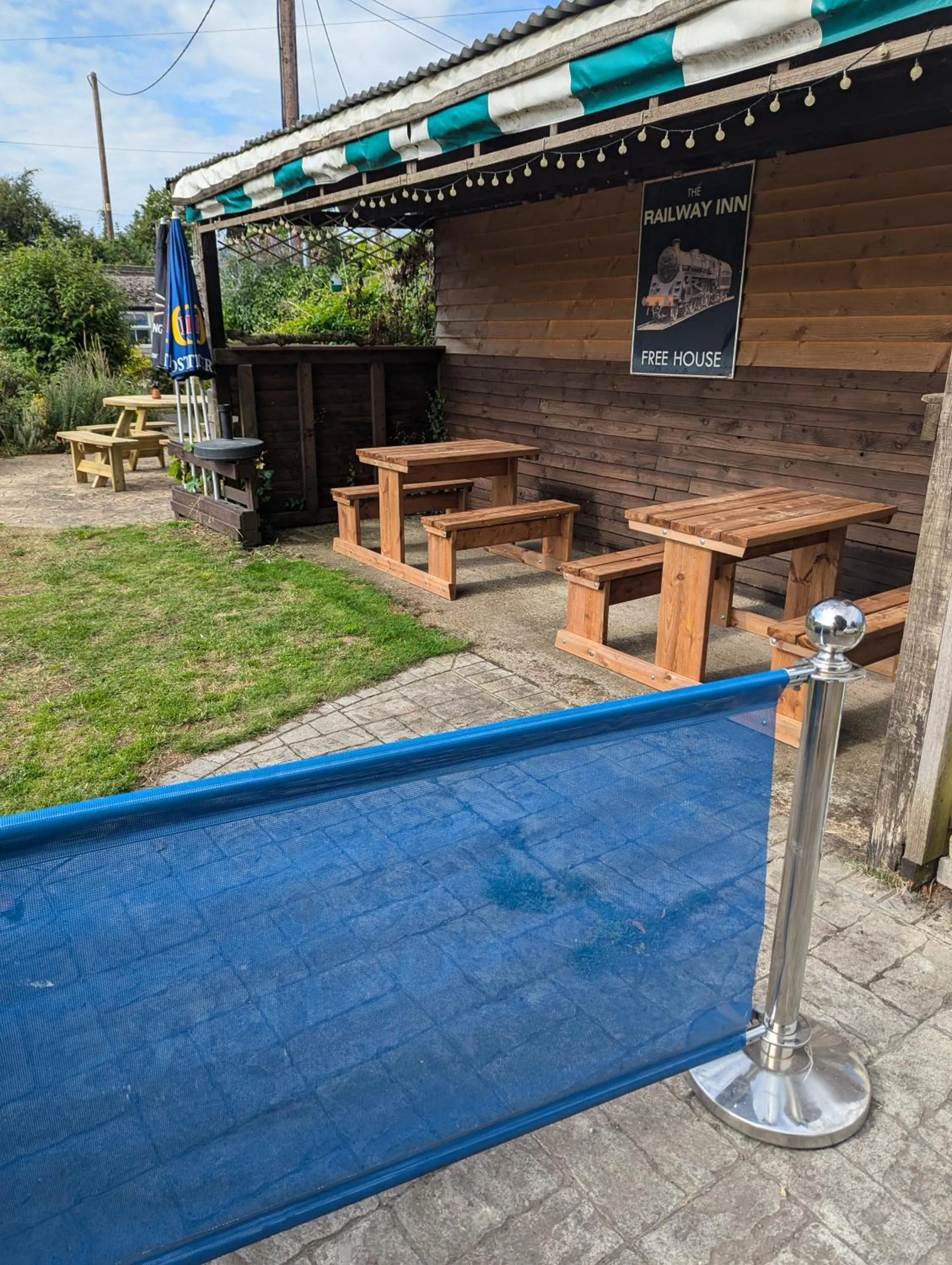 Patio in Railway Inn