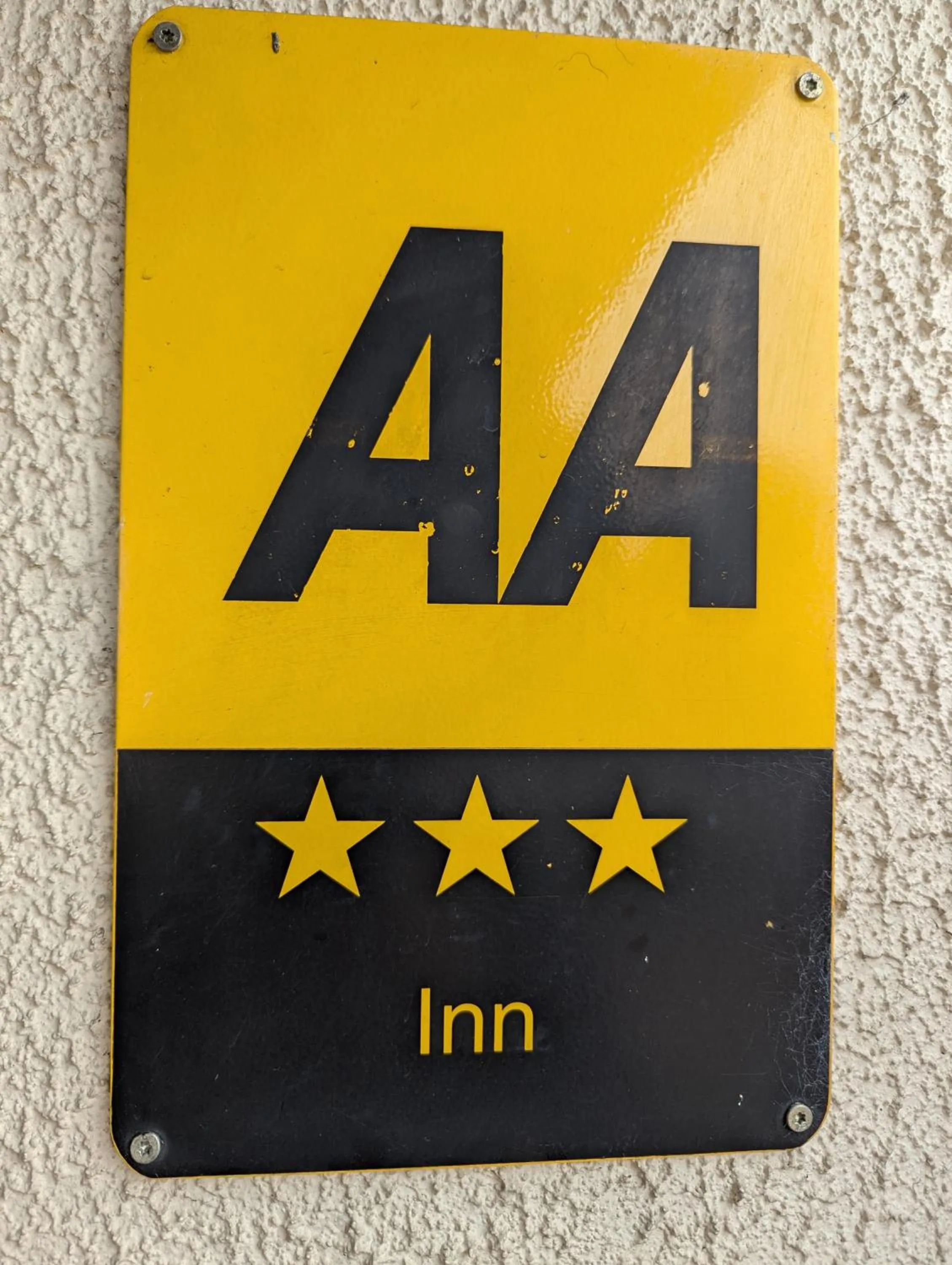 Logo/Certificate/Sign in Railway Inn