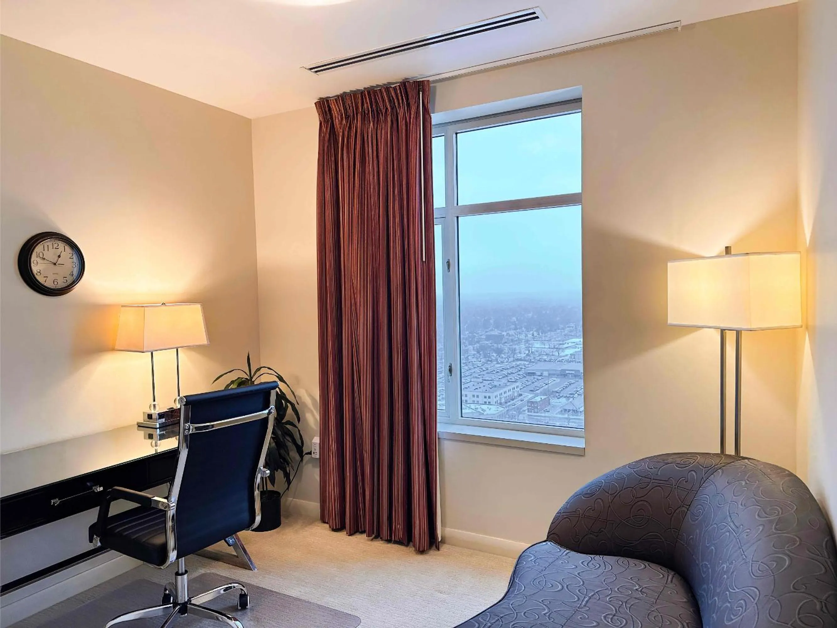 Seating area in Broadway Plaza, Trademark Collection by Wyndham