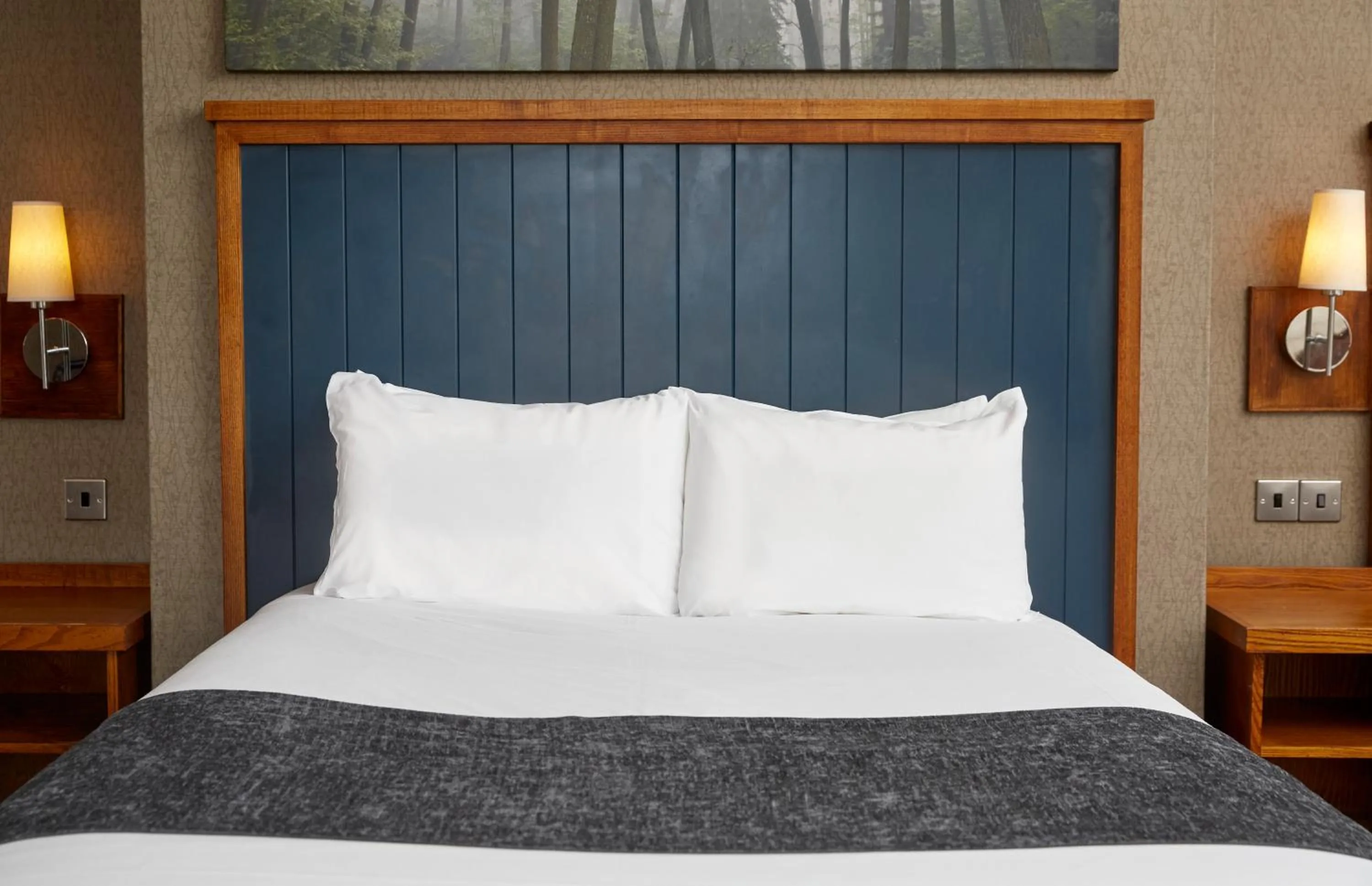 Bedroom, Bed in White Rabbit by Chef & Brewer Collection