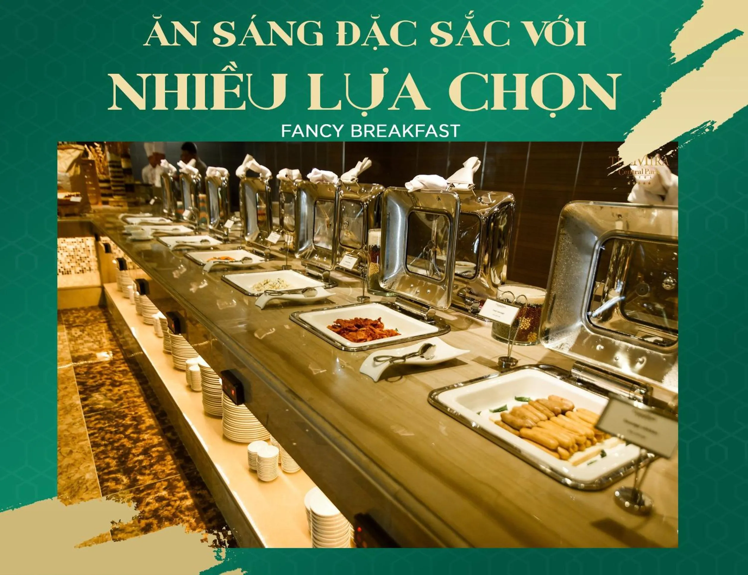 Restaurant/places to eat in The Mira Central Park Hotel