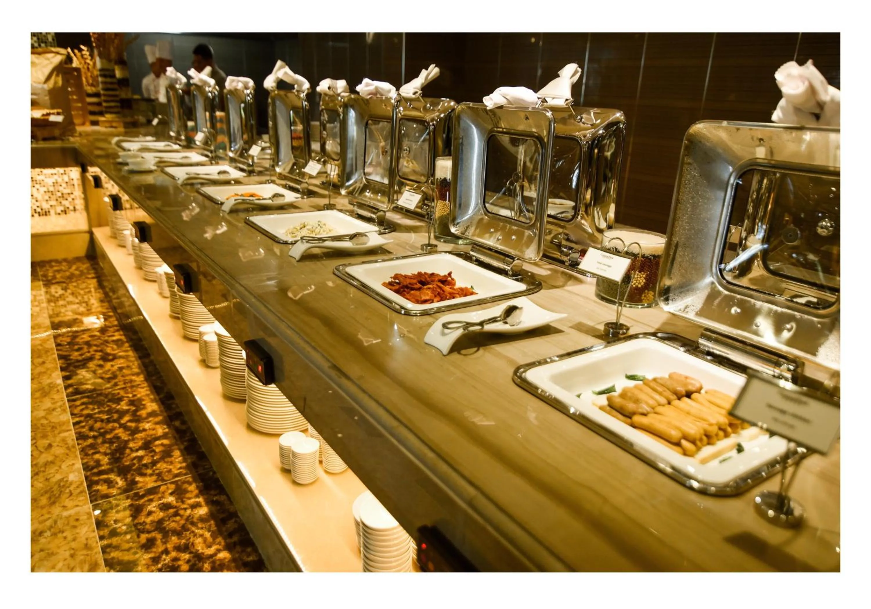 Buffet breakfast in The Mira Central Park Hotel