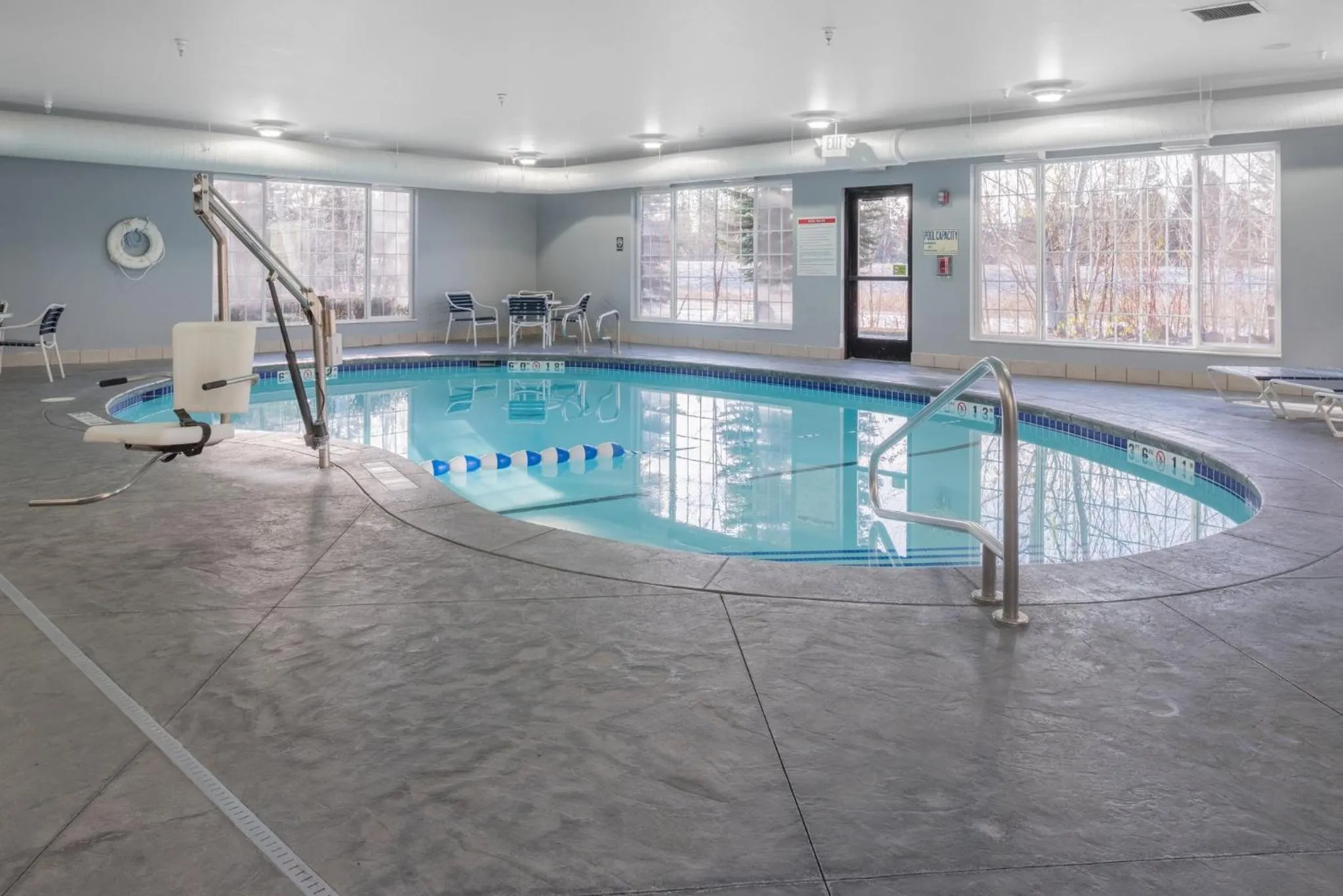 Swimming pool in Holiday Inn Express Spokane Airport by IHG