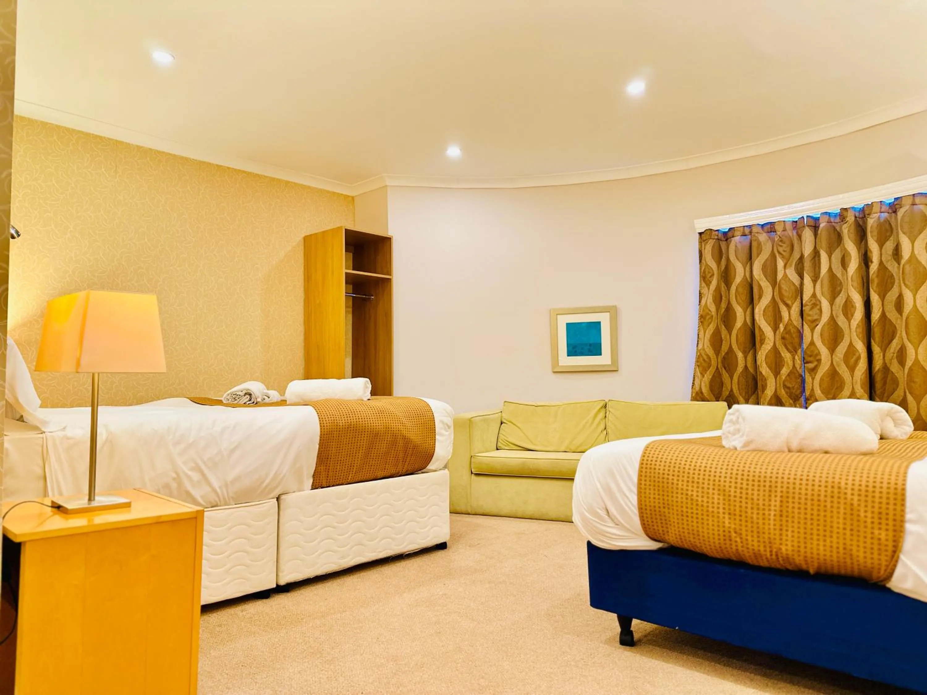 Bedroom, Bed in Crown Hotel - Stone, Near Stoke-On-Trent by OYO