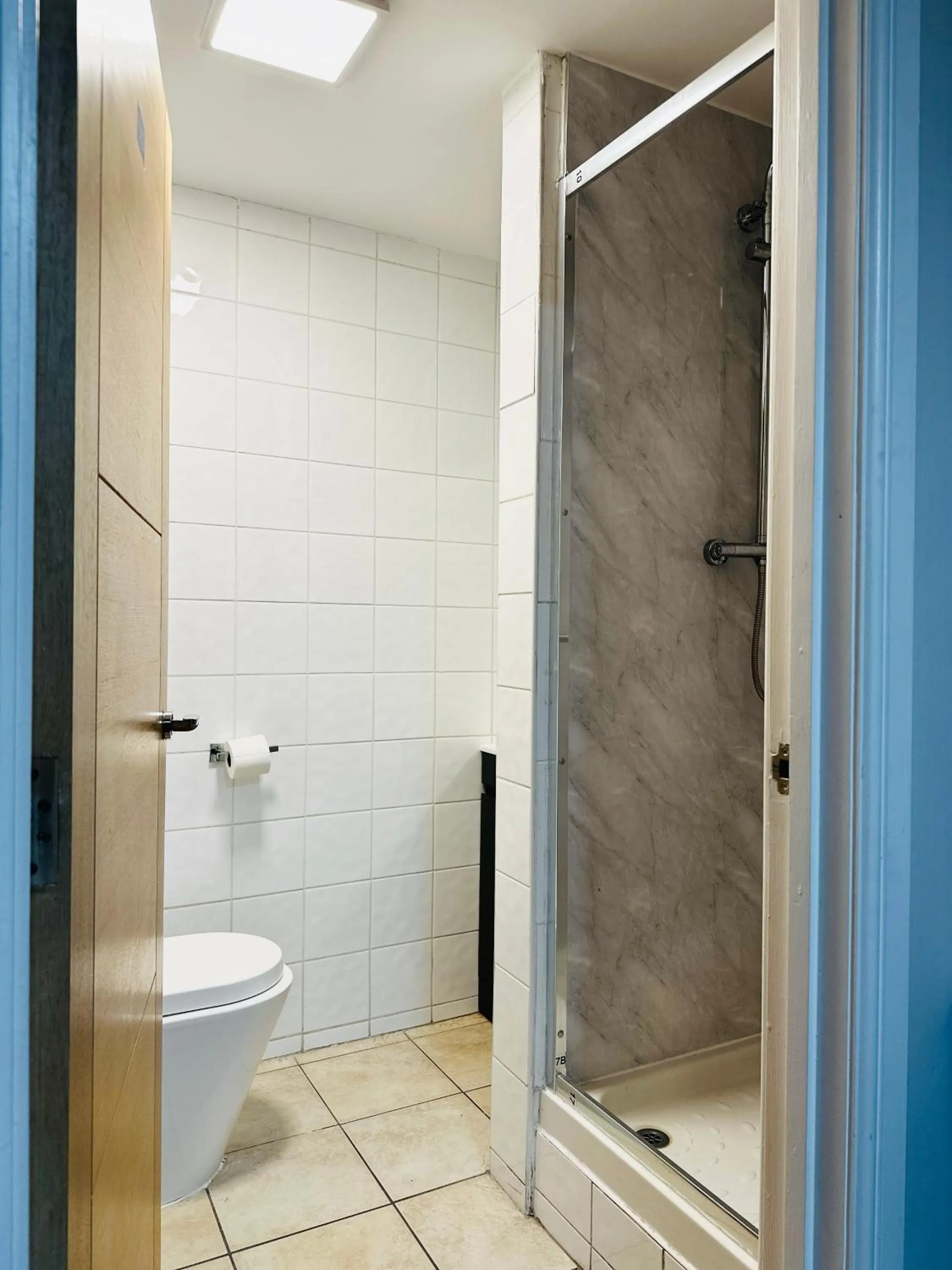 Bathroom in Crown Hotel - Stone, Near Stoke-On-Trent by OYO