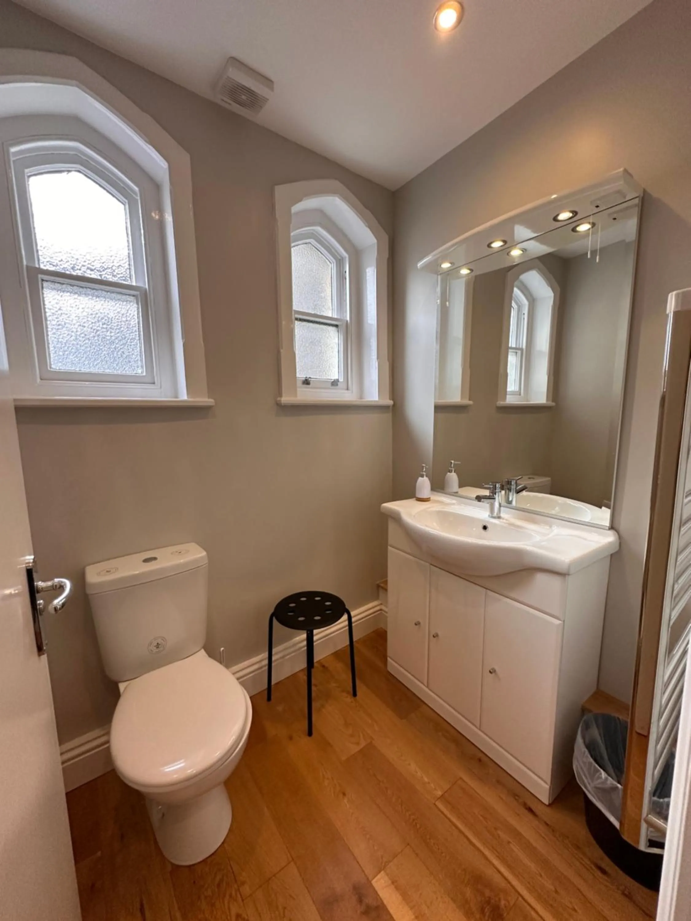 Toilet in Spilman Hotel