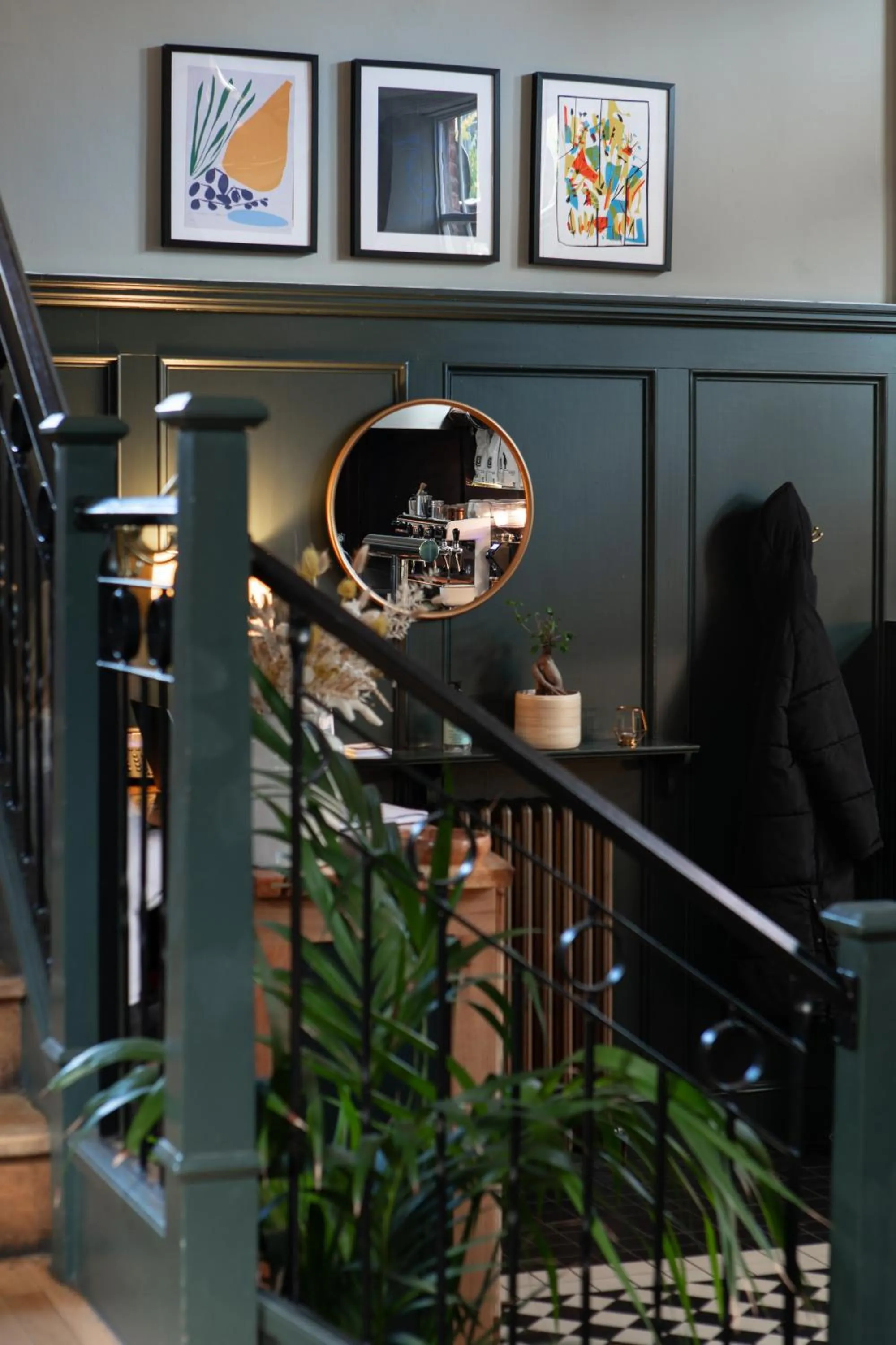 Decorative detail in Celentano's Restaurant with Rooms