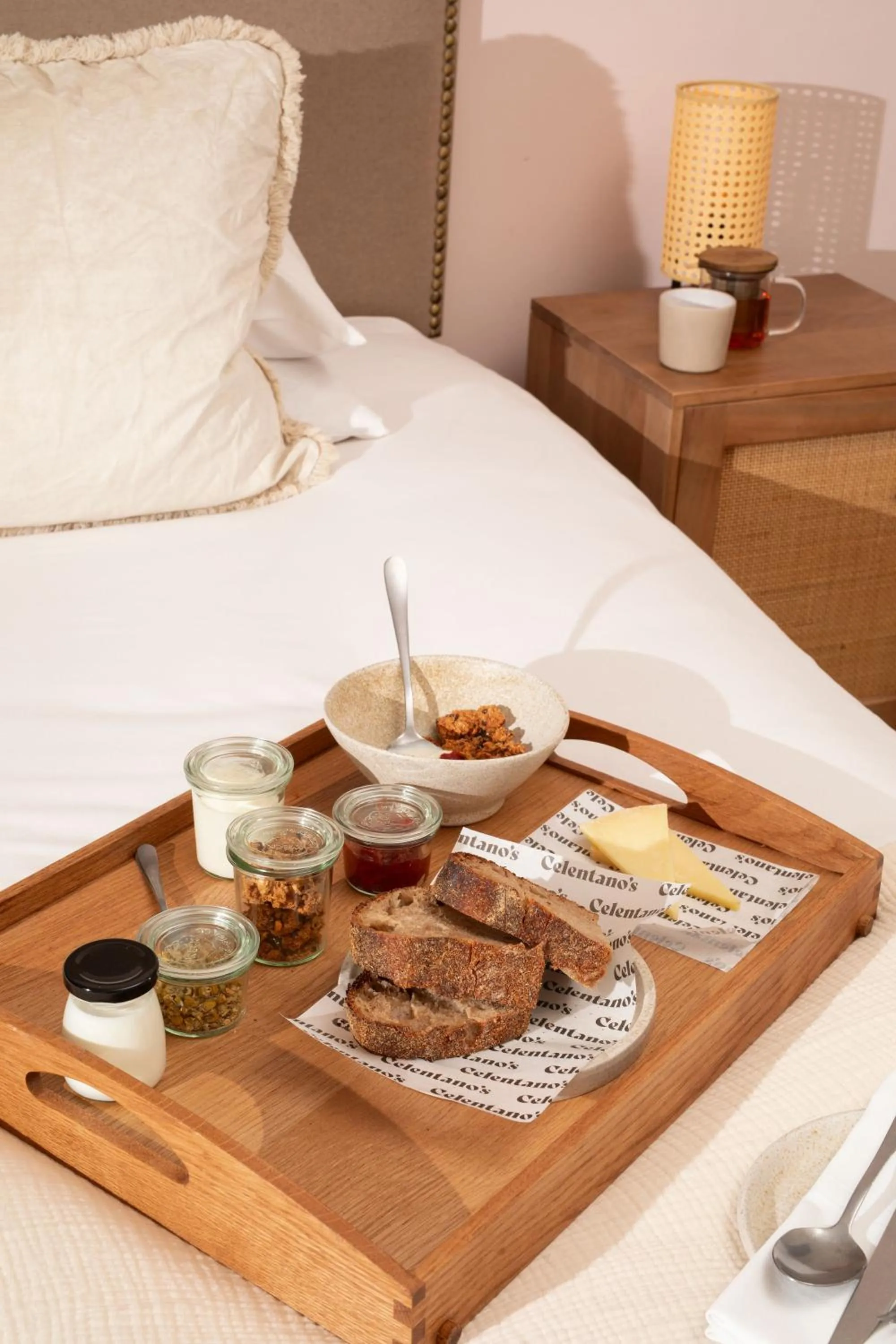 Bedroom in Celentano's Restaurant with Rooms