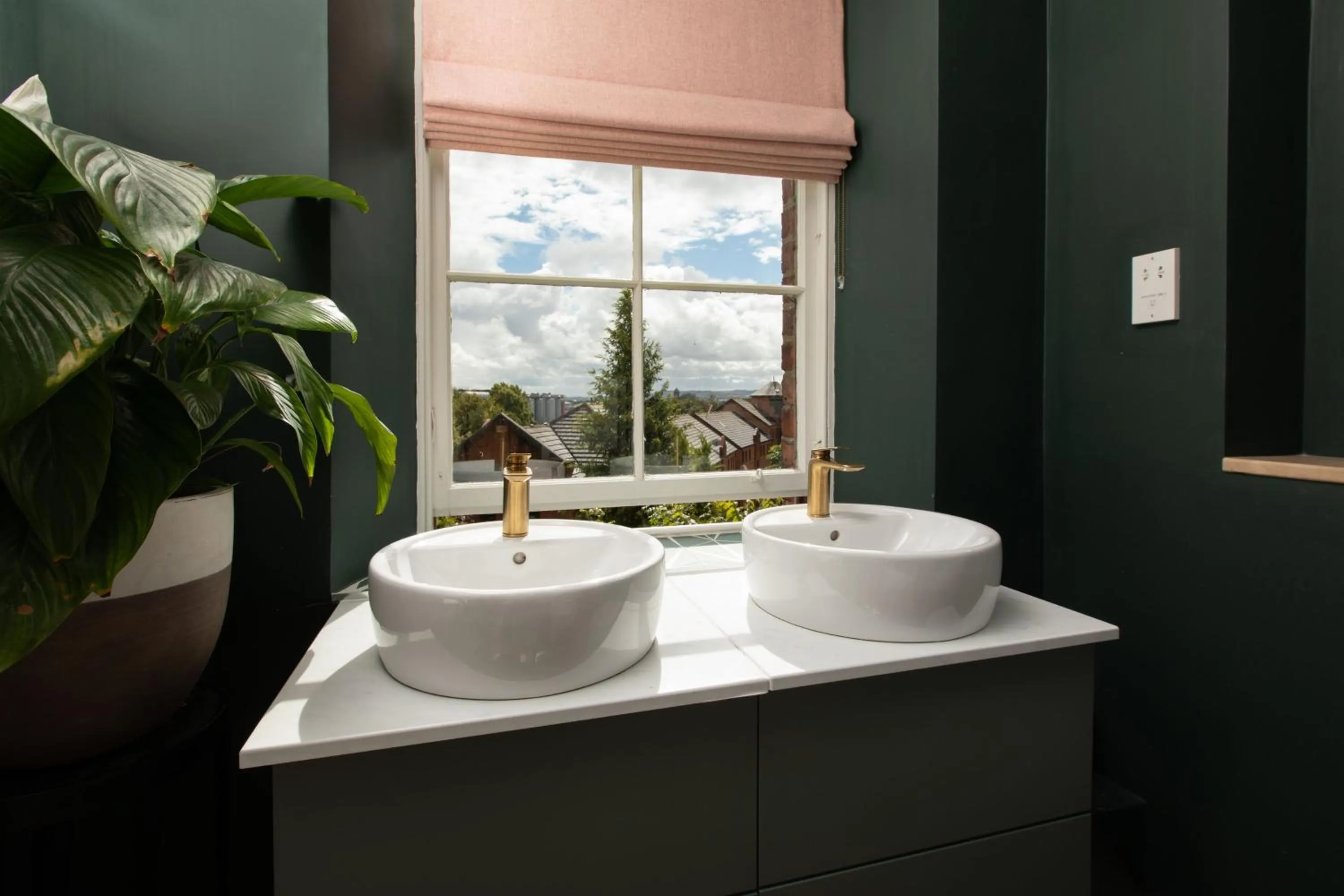 Bathroom in Celentano's Restaurant with Rooms