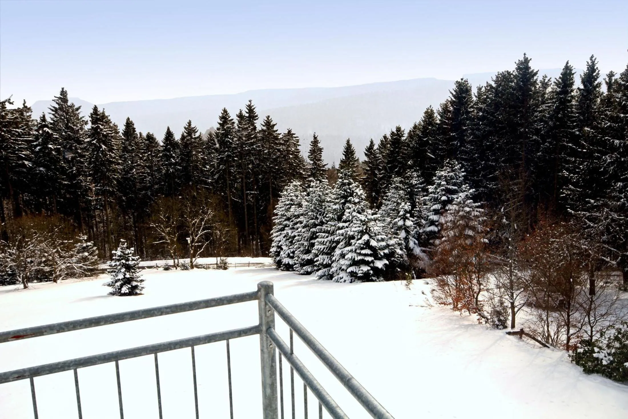 Natural landscape in Appart-Hotel Harmonie