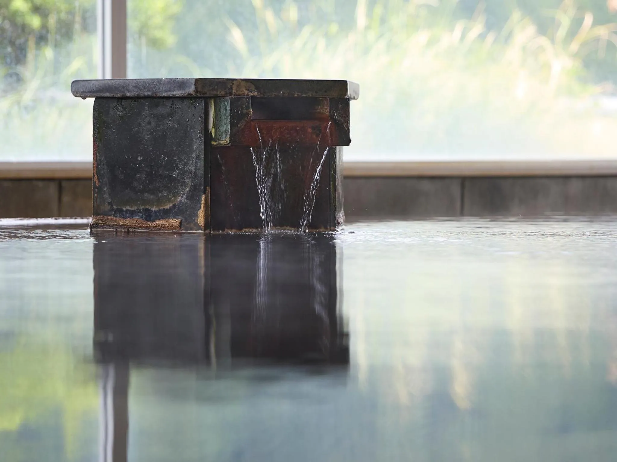 Hot Spring Bath in Hotel Kameya