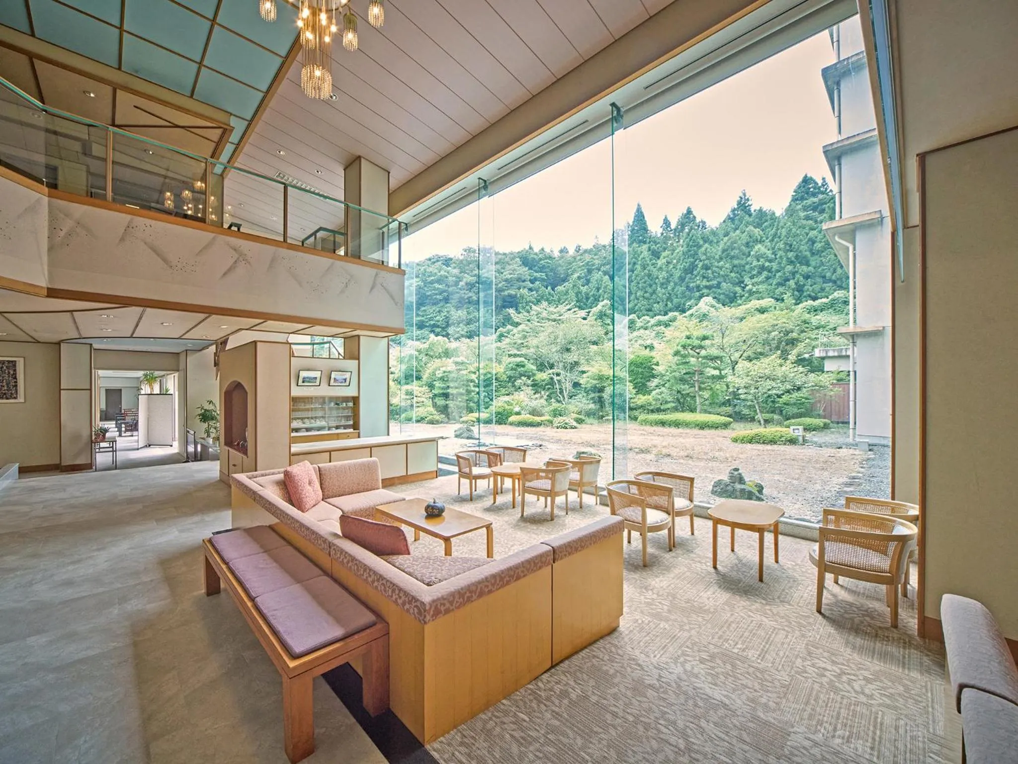 Lobby or reception in Hotel Kameya