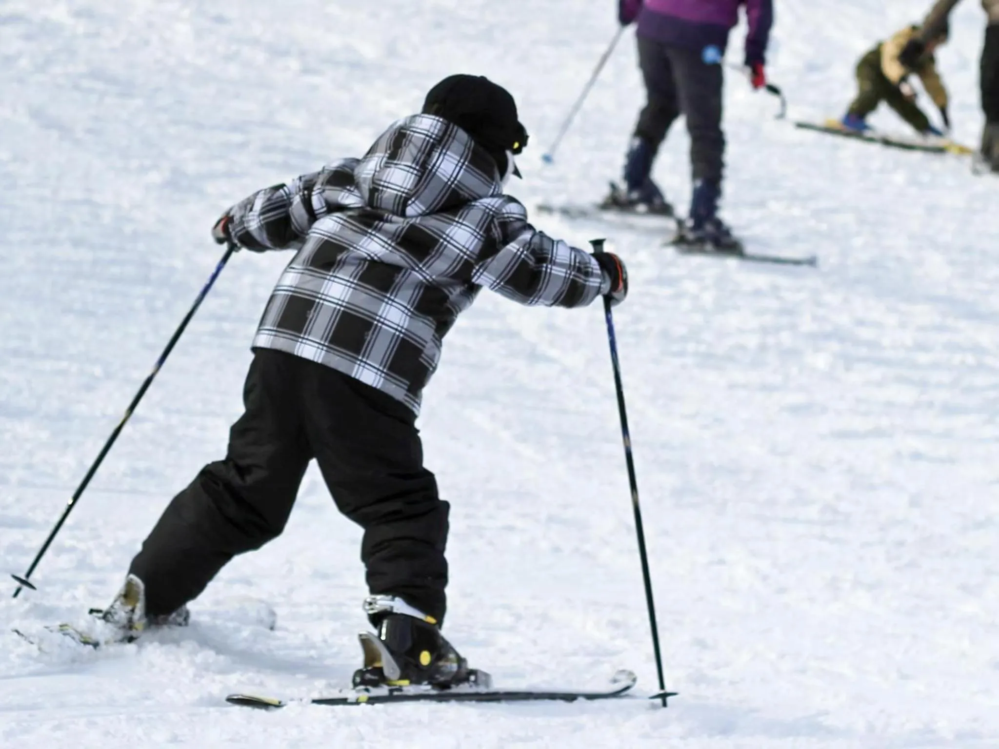 Skiing in Hotel Kameya