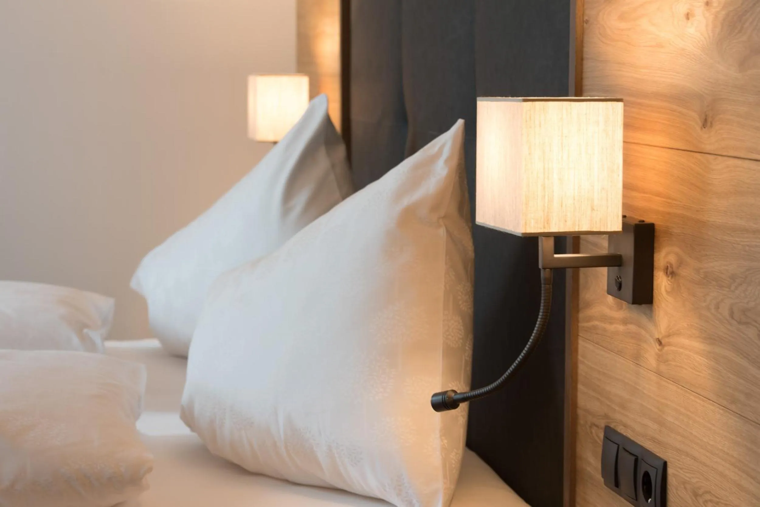 Bed in Gasthof Mondschein