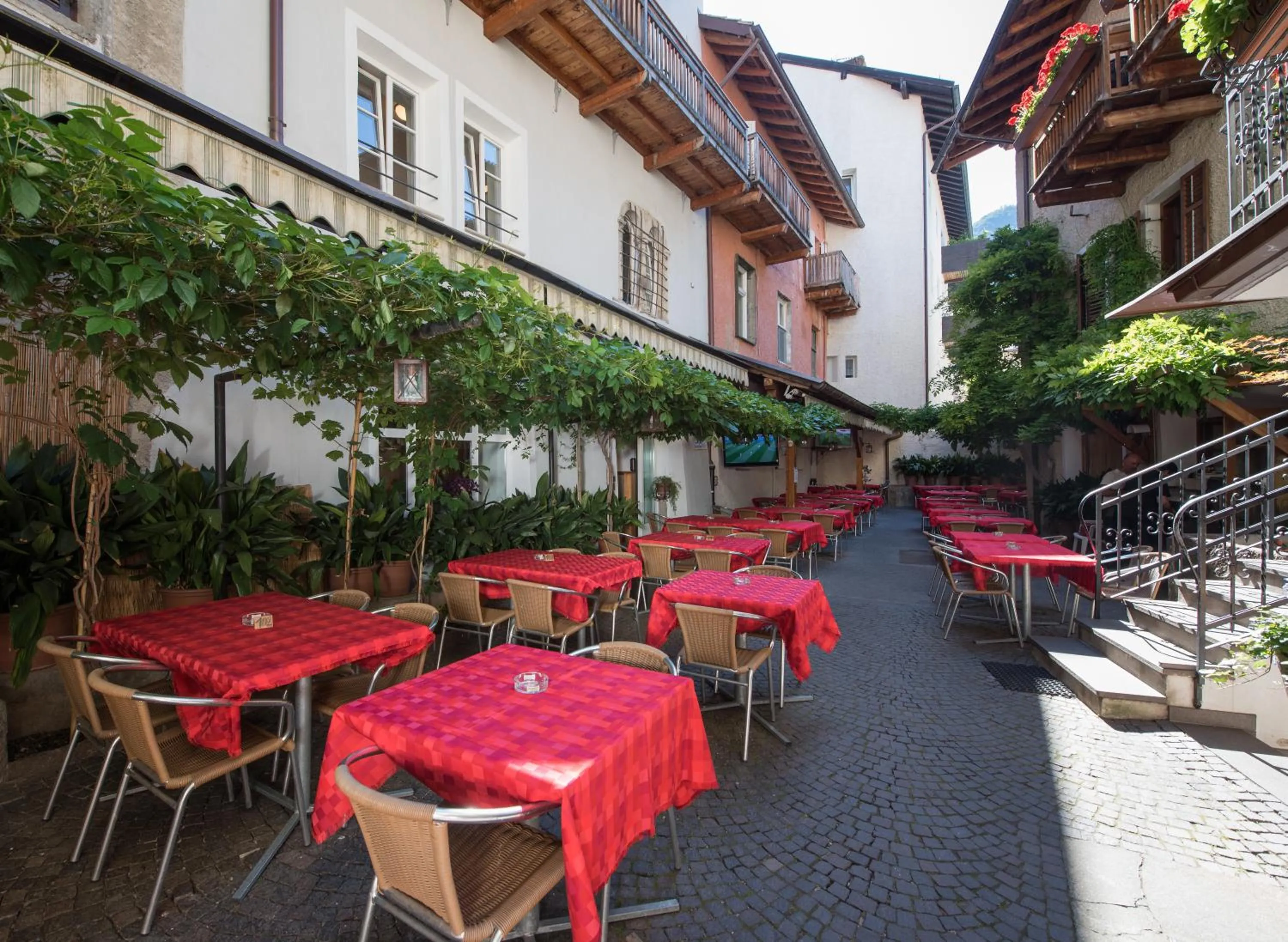 Patio in Gasthof Mondschein