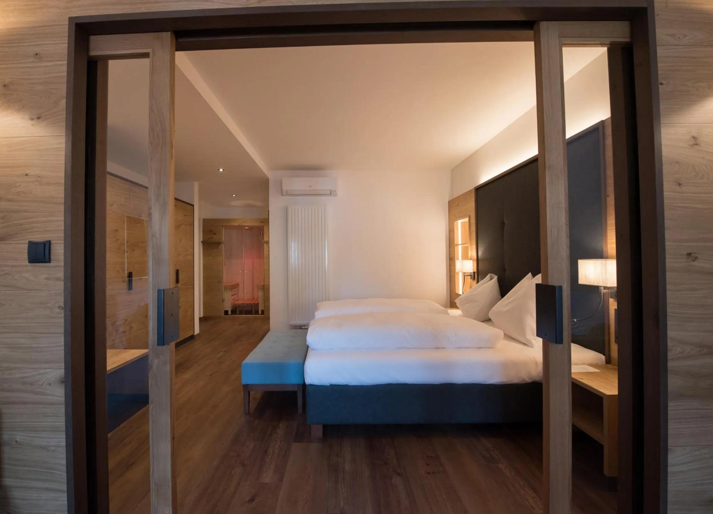 Bed in Gasthof Mondschein