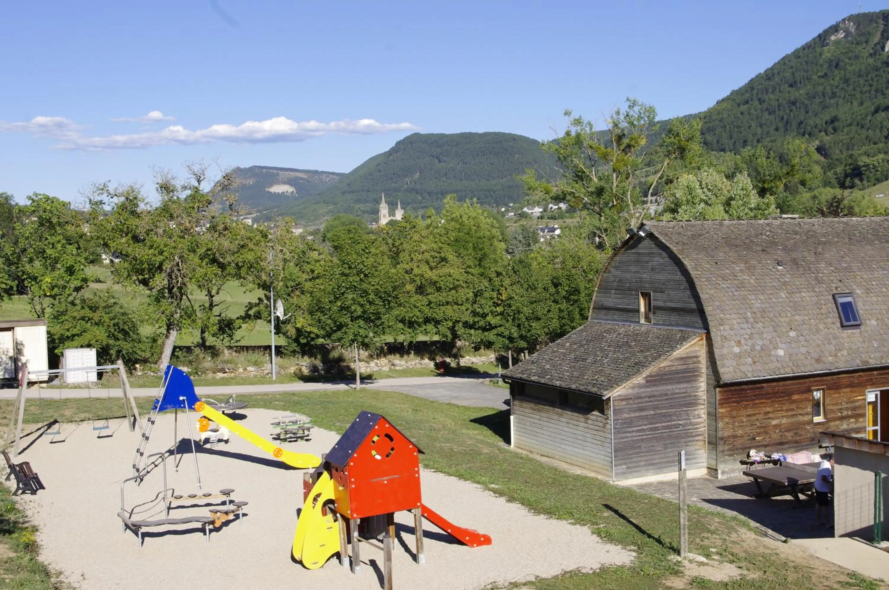 Children play ground in Village de Gites le Colombier