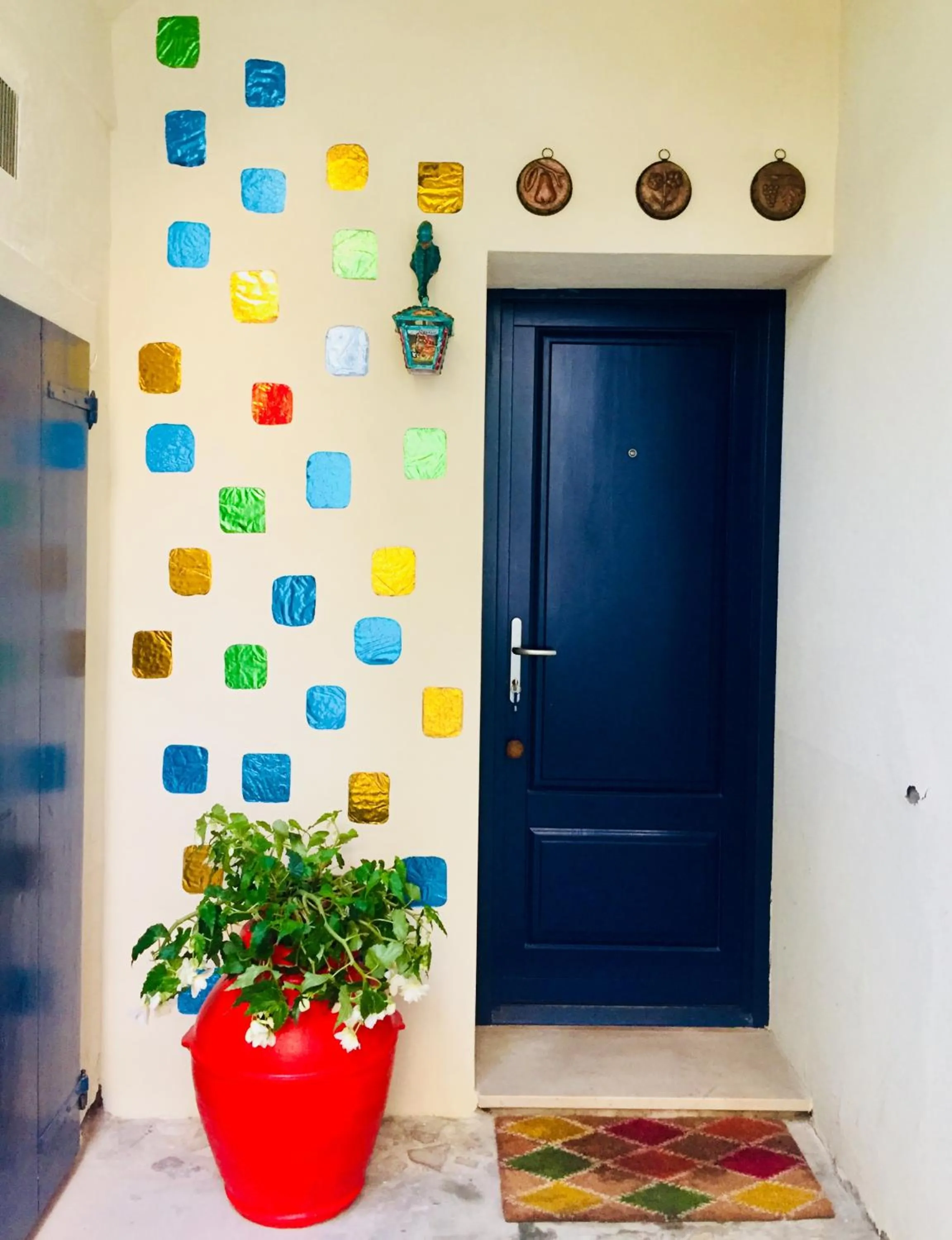 Decorative detail in B&B La Corte