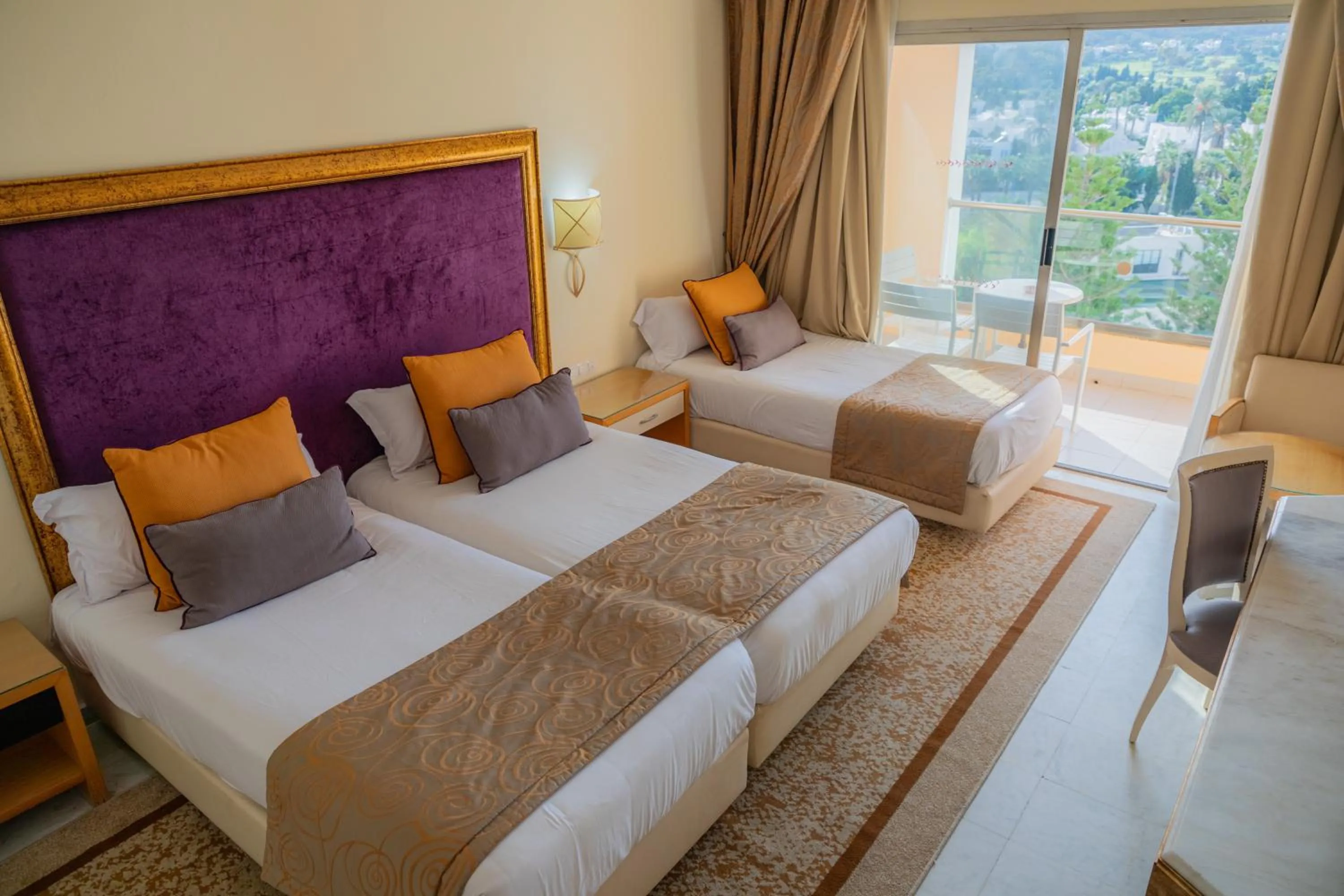 Bed in Marhaba Palace