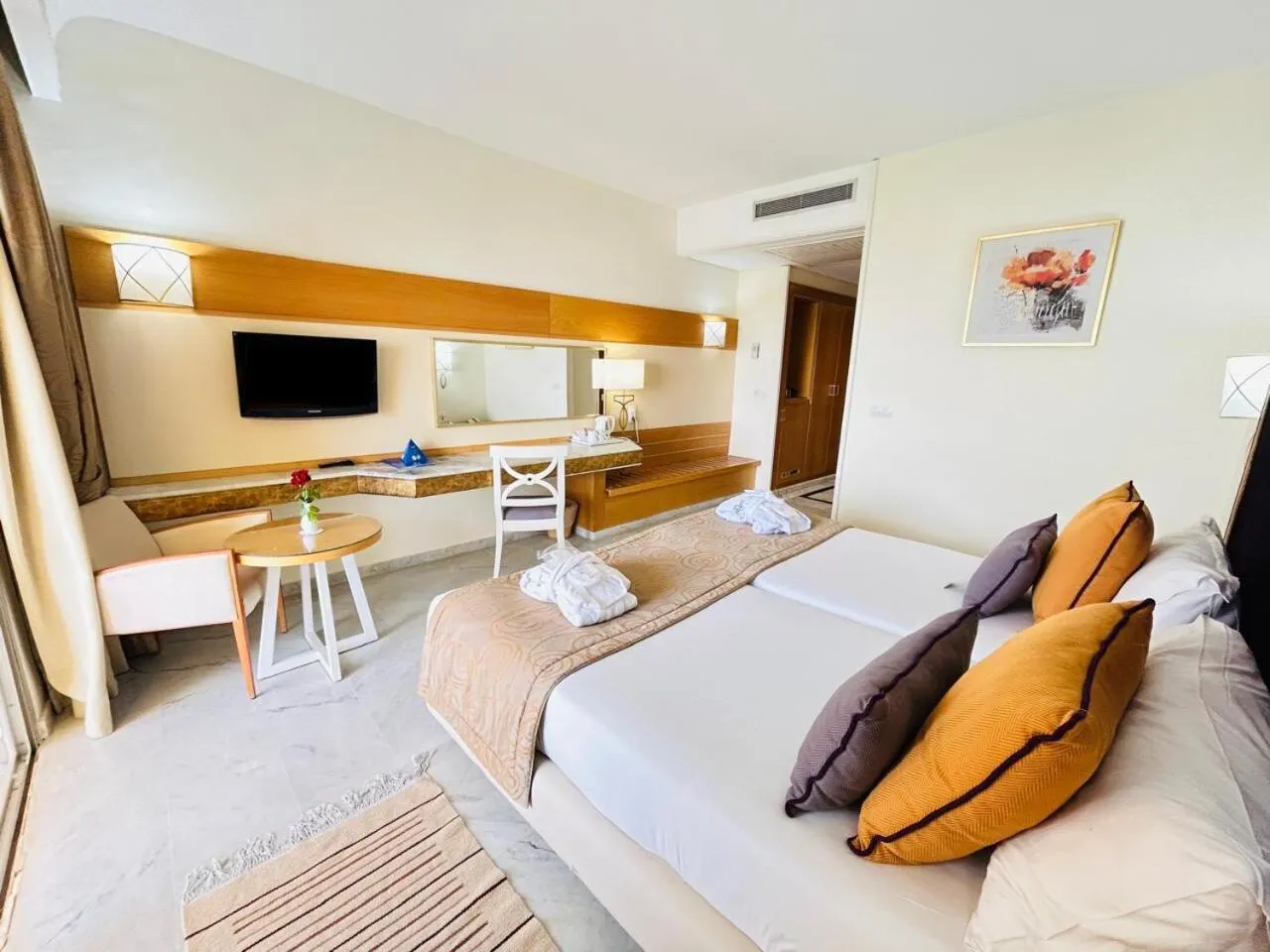 Bed in Marhaba Palace