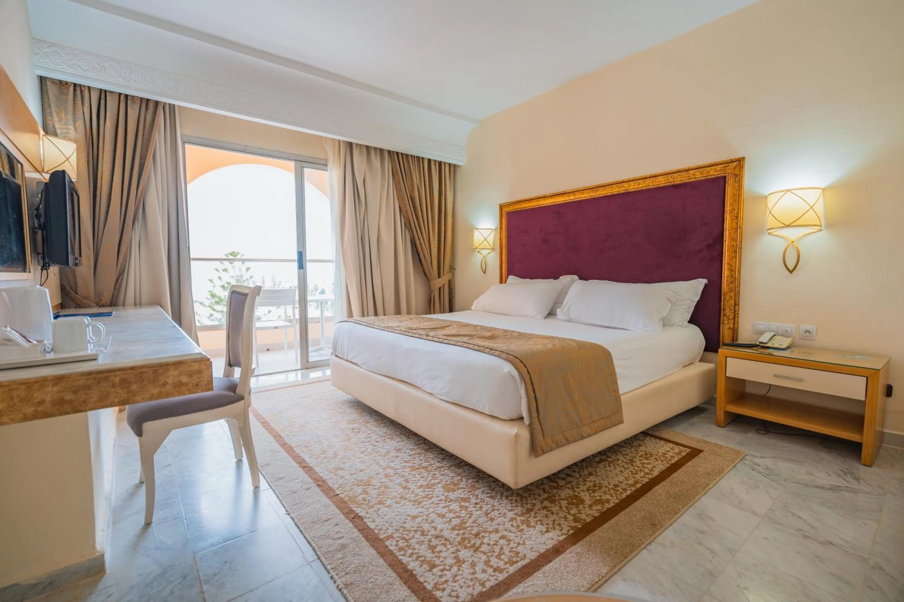 Bed in Marhaba Palace