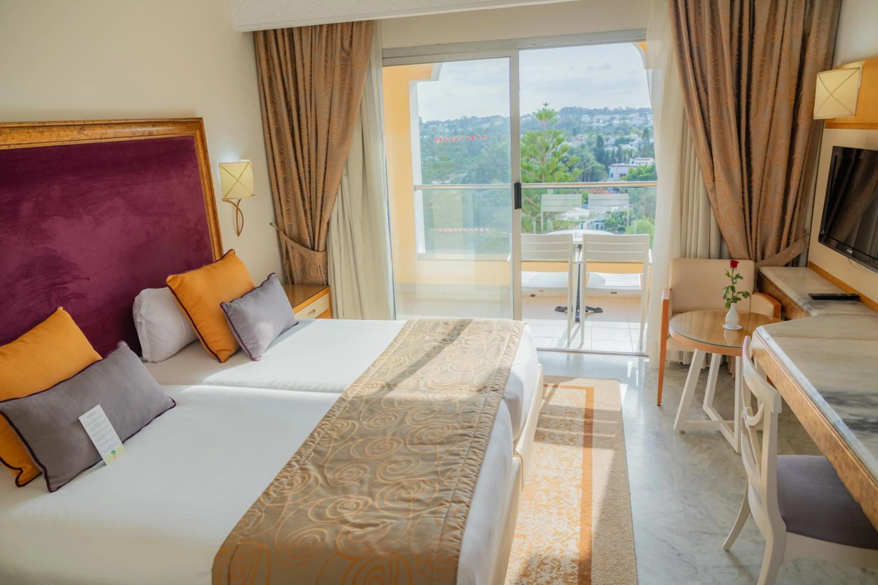 Bed in Marhaba Palace