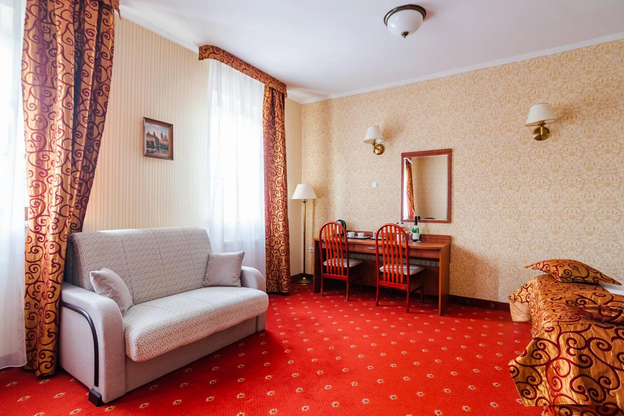 Living room in Hotel Restauracja Browar Lwów w Lublinie