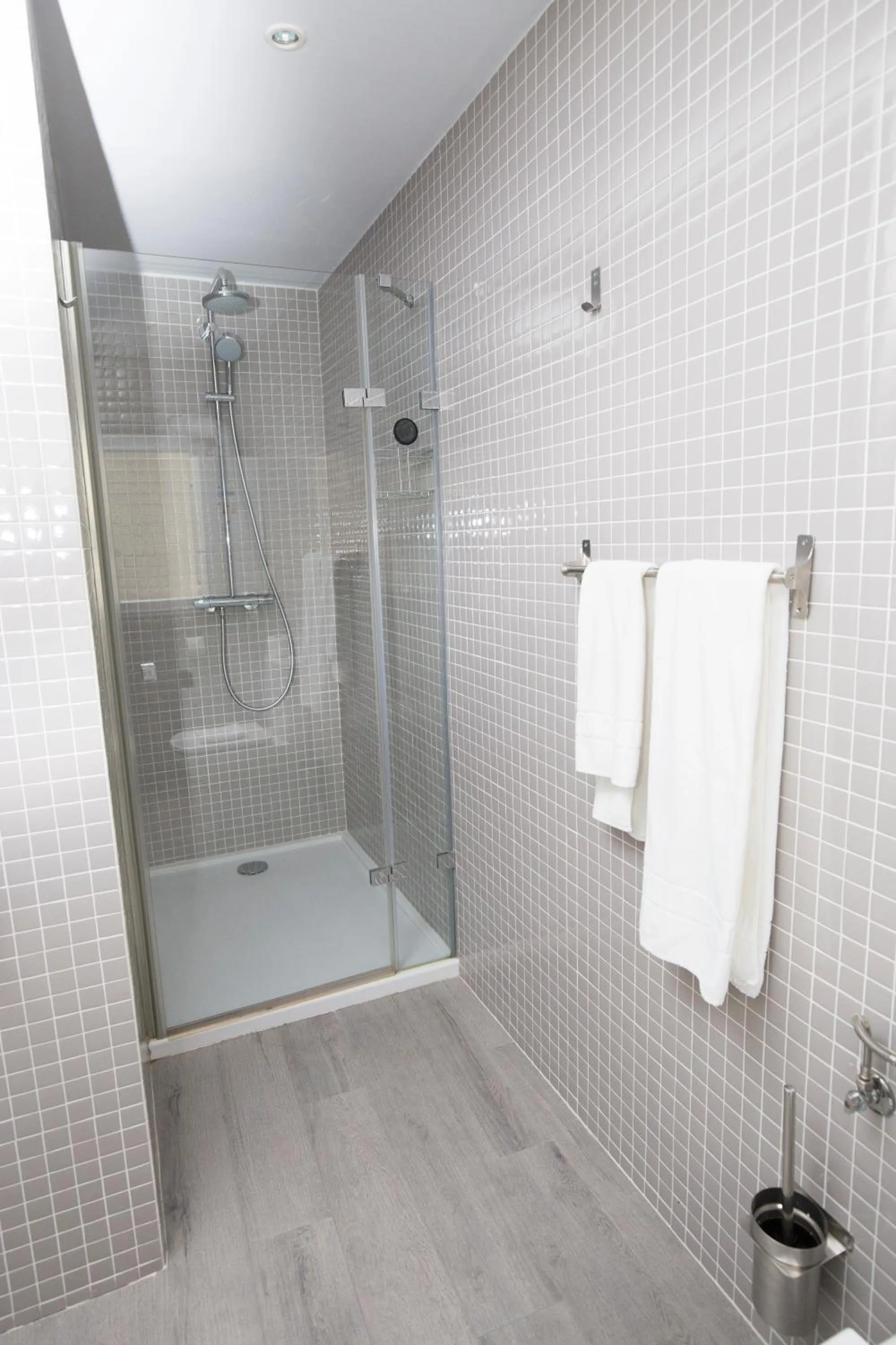 Shower in Hostal Central Palace Madrid