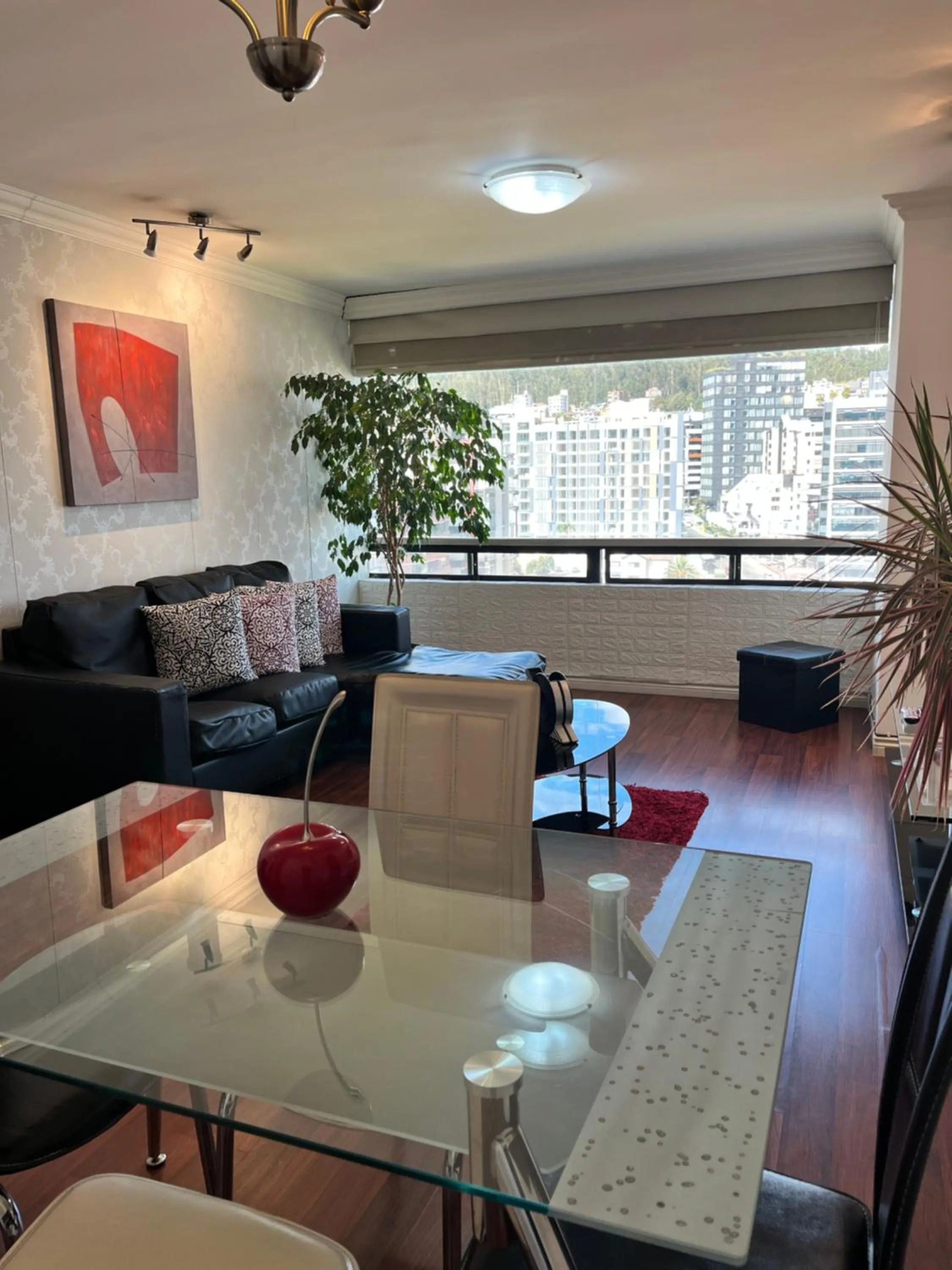 Living room in BlueZone Apartments