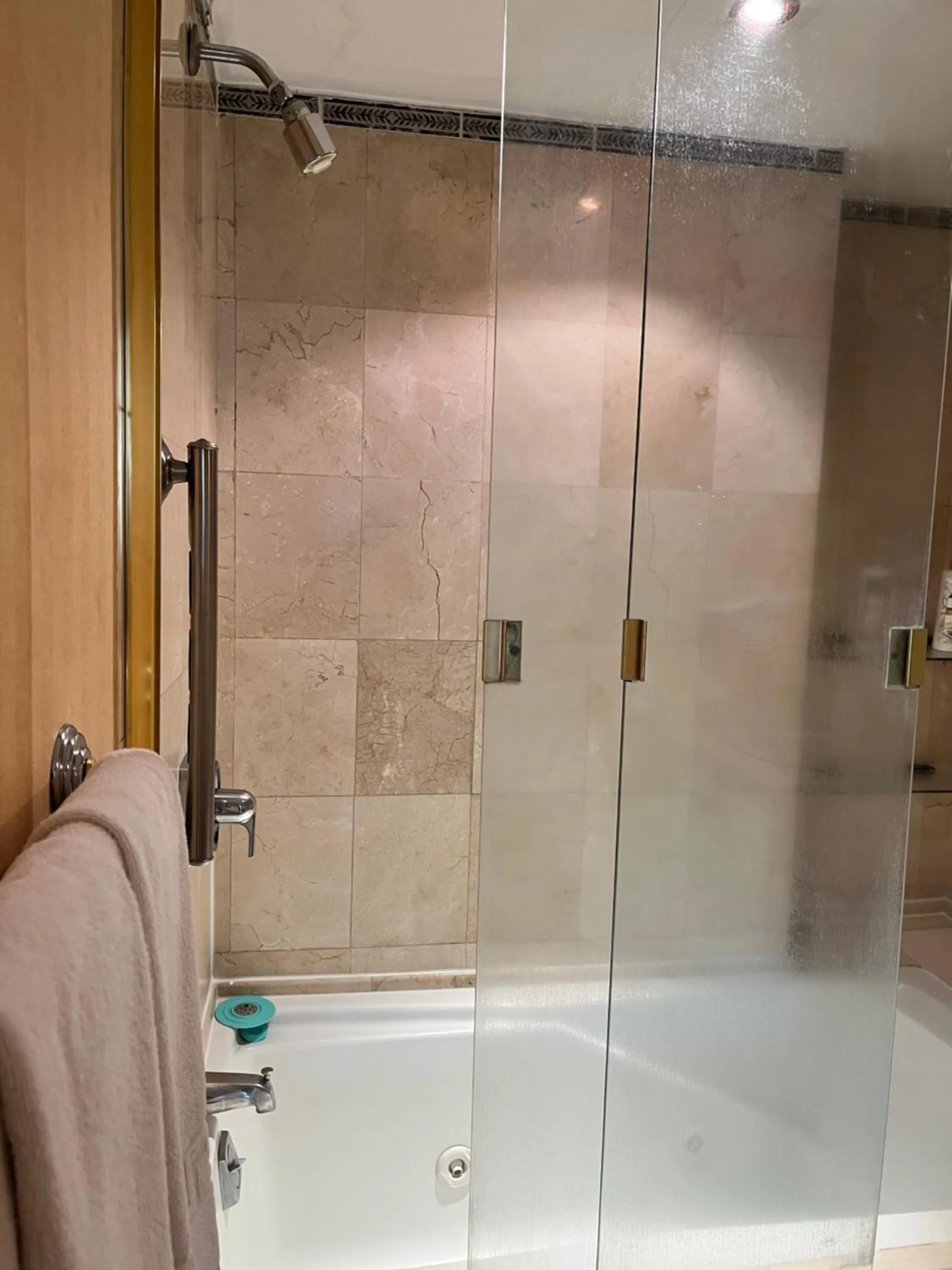 Shower in BlueZone Apartments