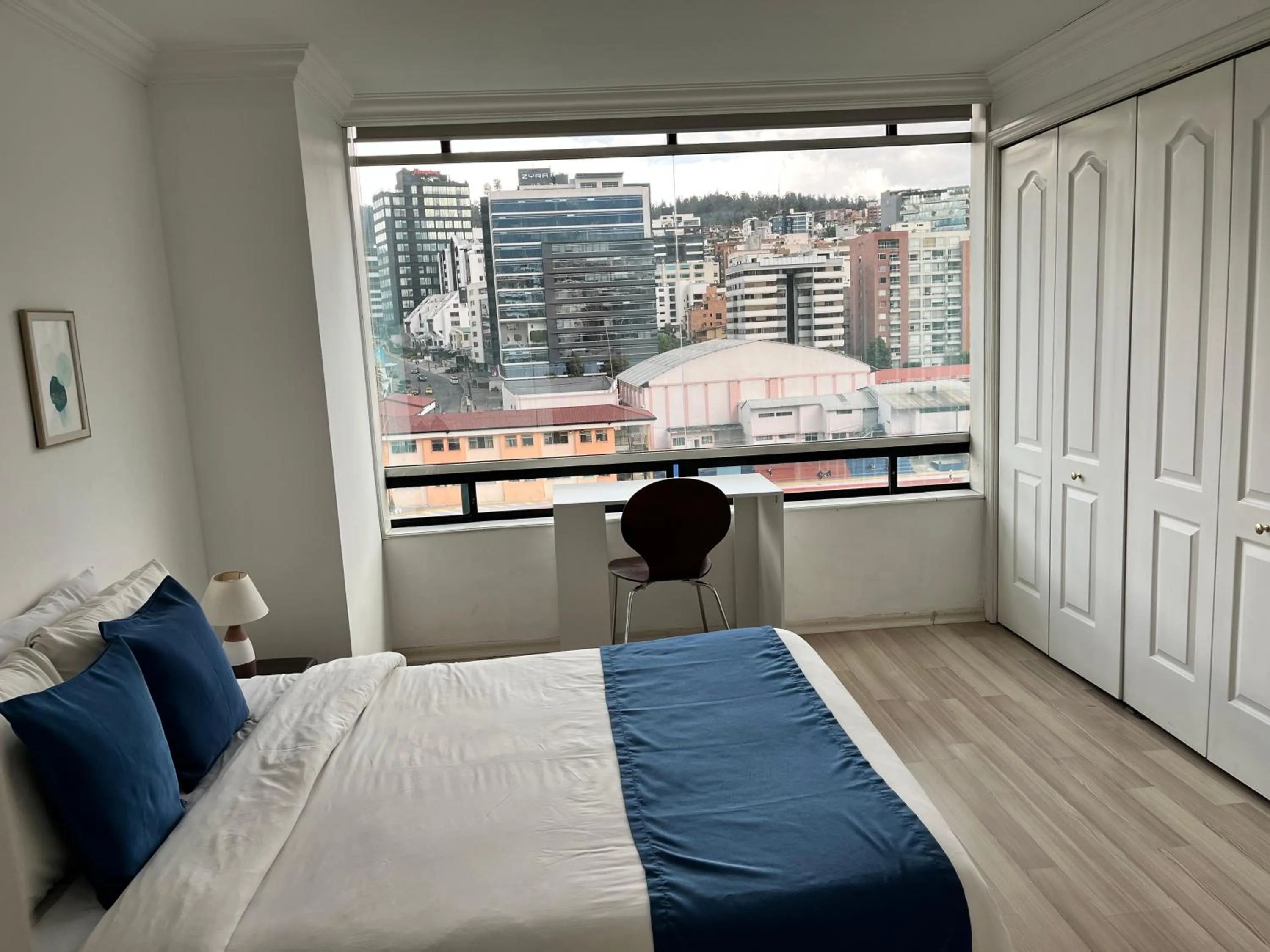 Bedroom, Bed in BlueZone Apartments