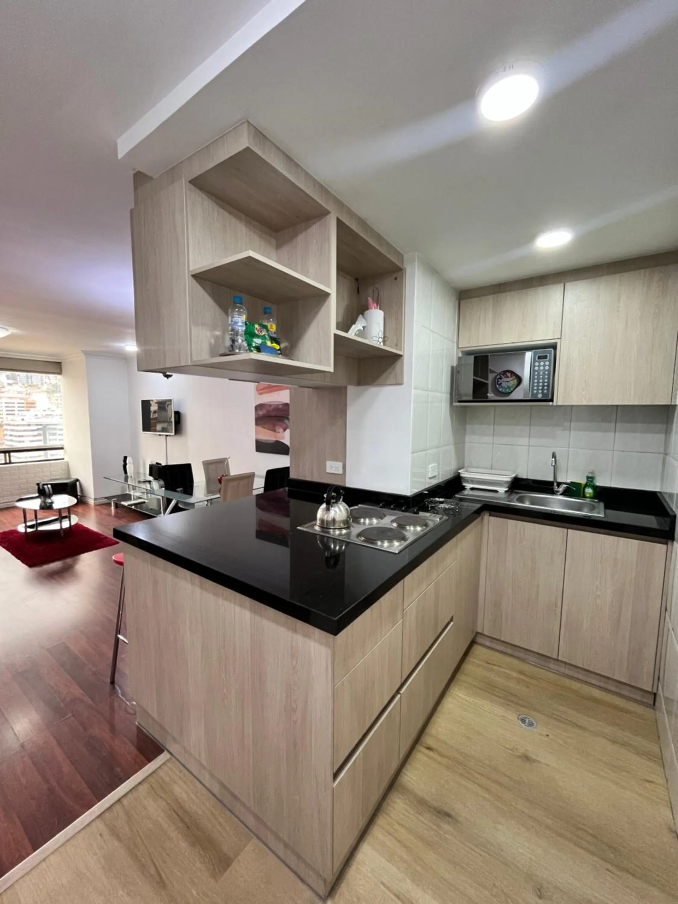 Kitchen or kitchenette in BlueZone Apartments