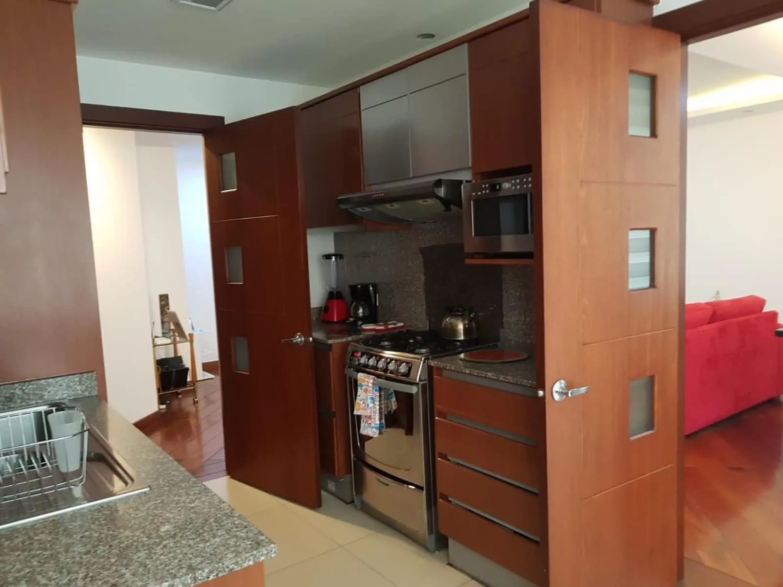 Kitchen or kitchenette in BlueZone Apartments