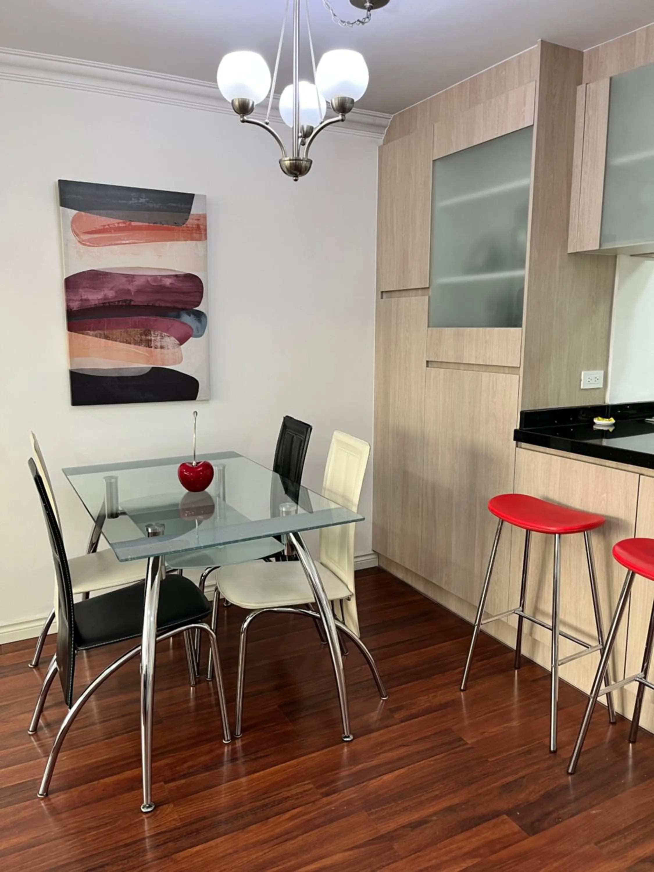 Dining area in BlueZone Apartments