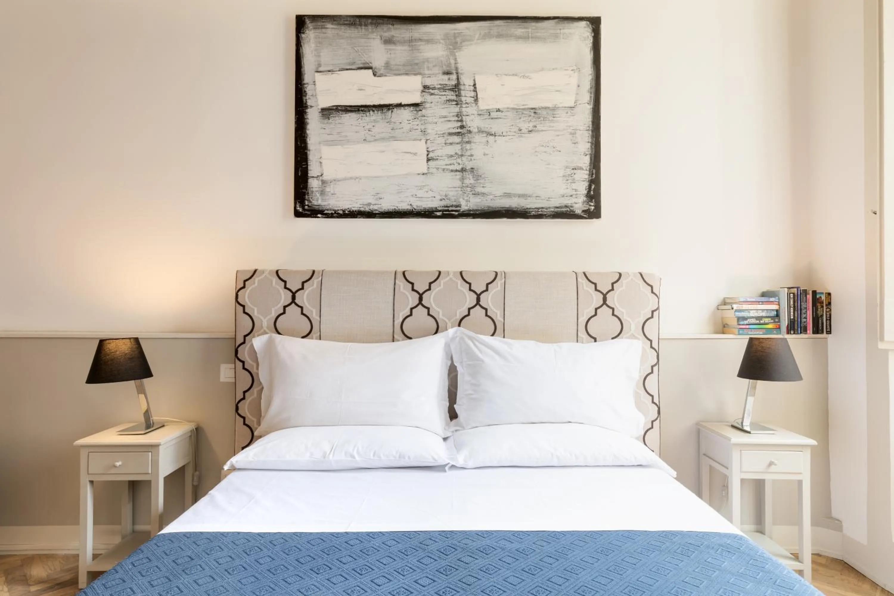 Bed in The Bluehostel