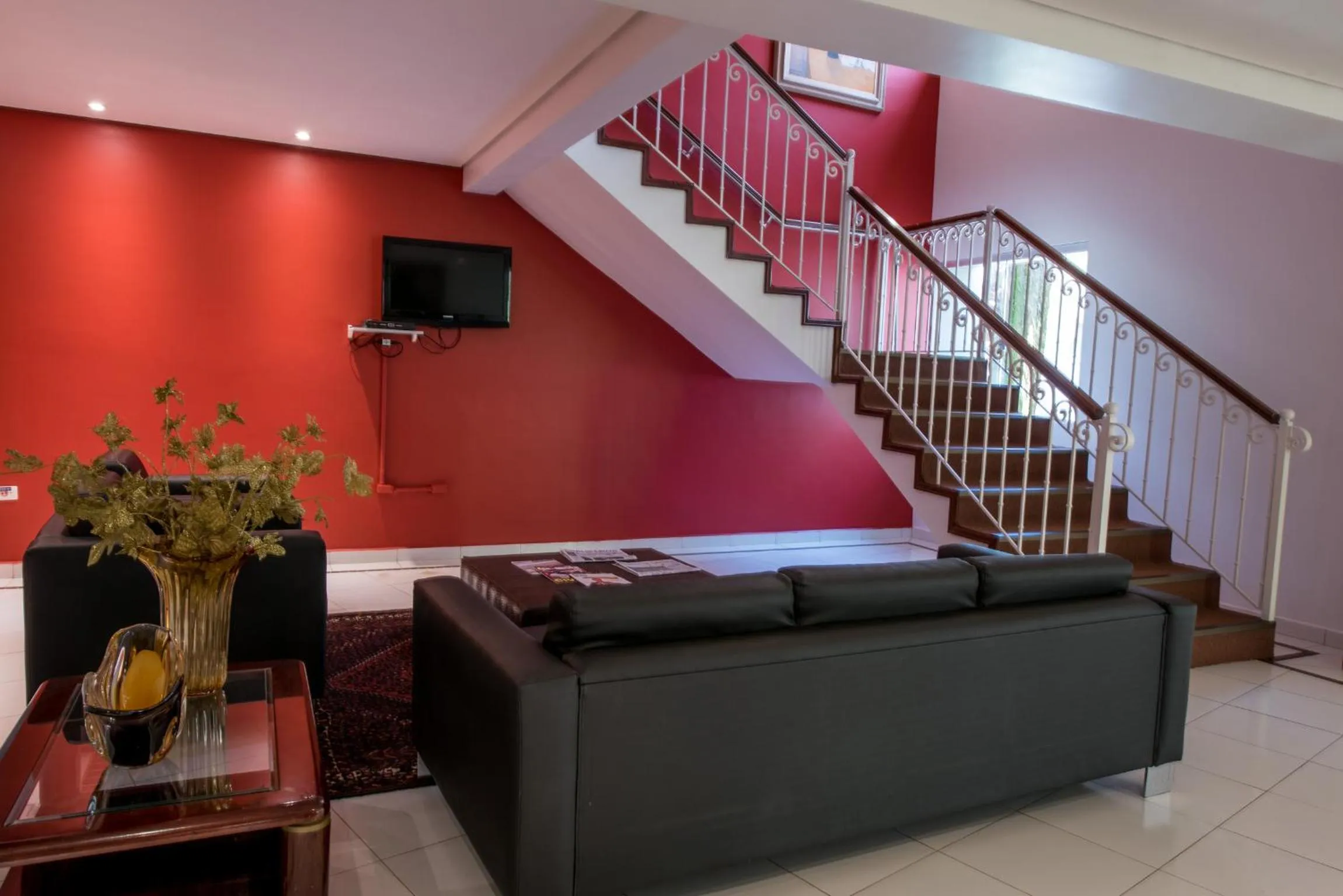 Lobby or reception in Carlton Suítes Limeira