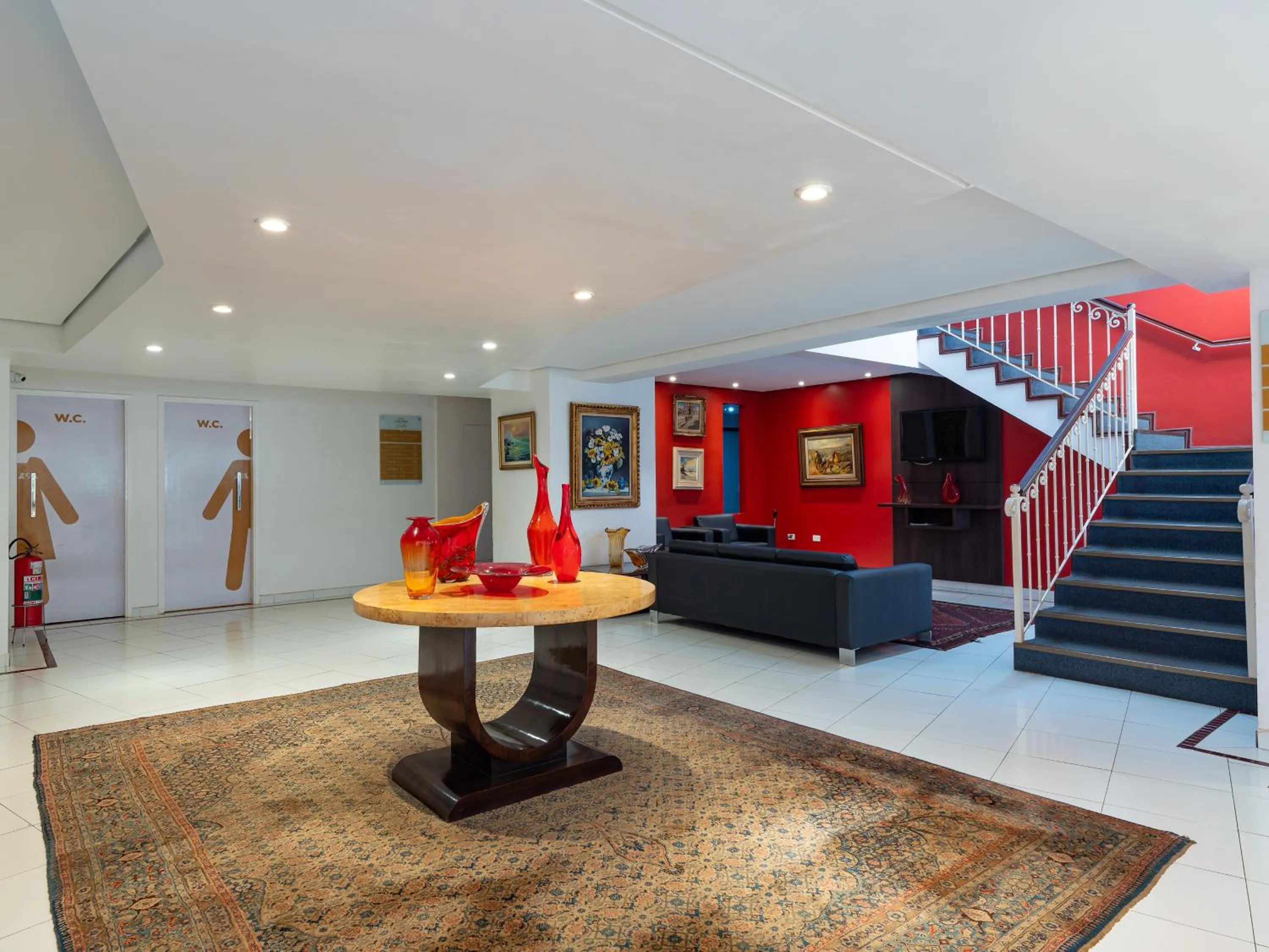 Lobby or reception in Carlton Suítes Limeira