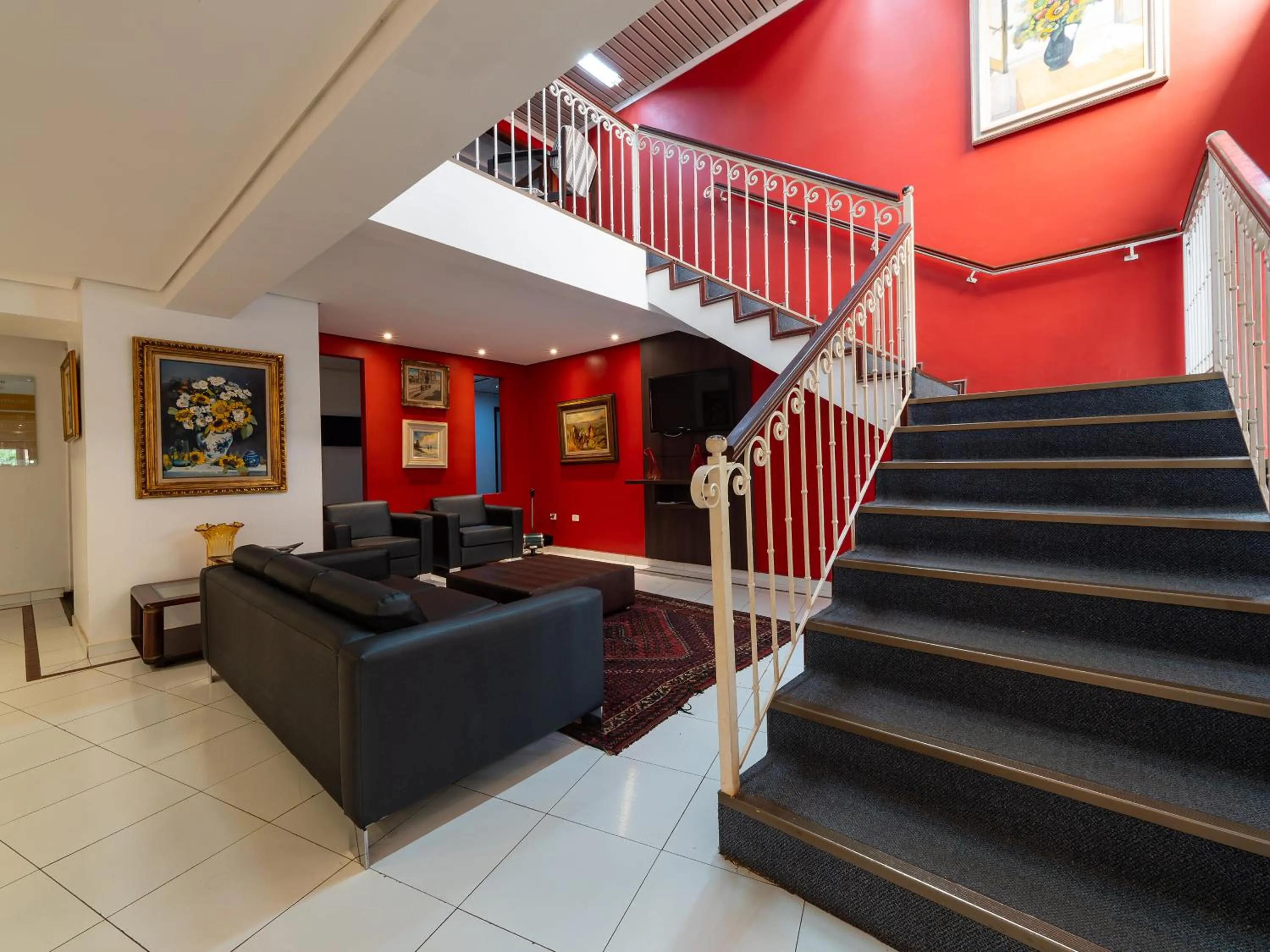 Lobby or reception in Carlton Suítes Limeira