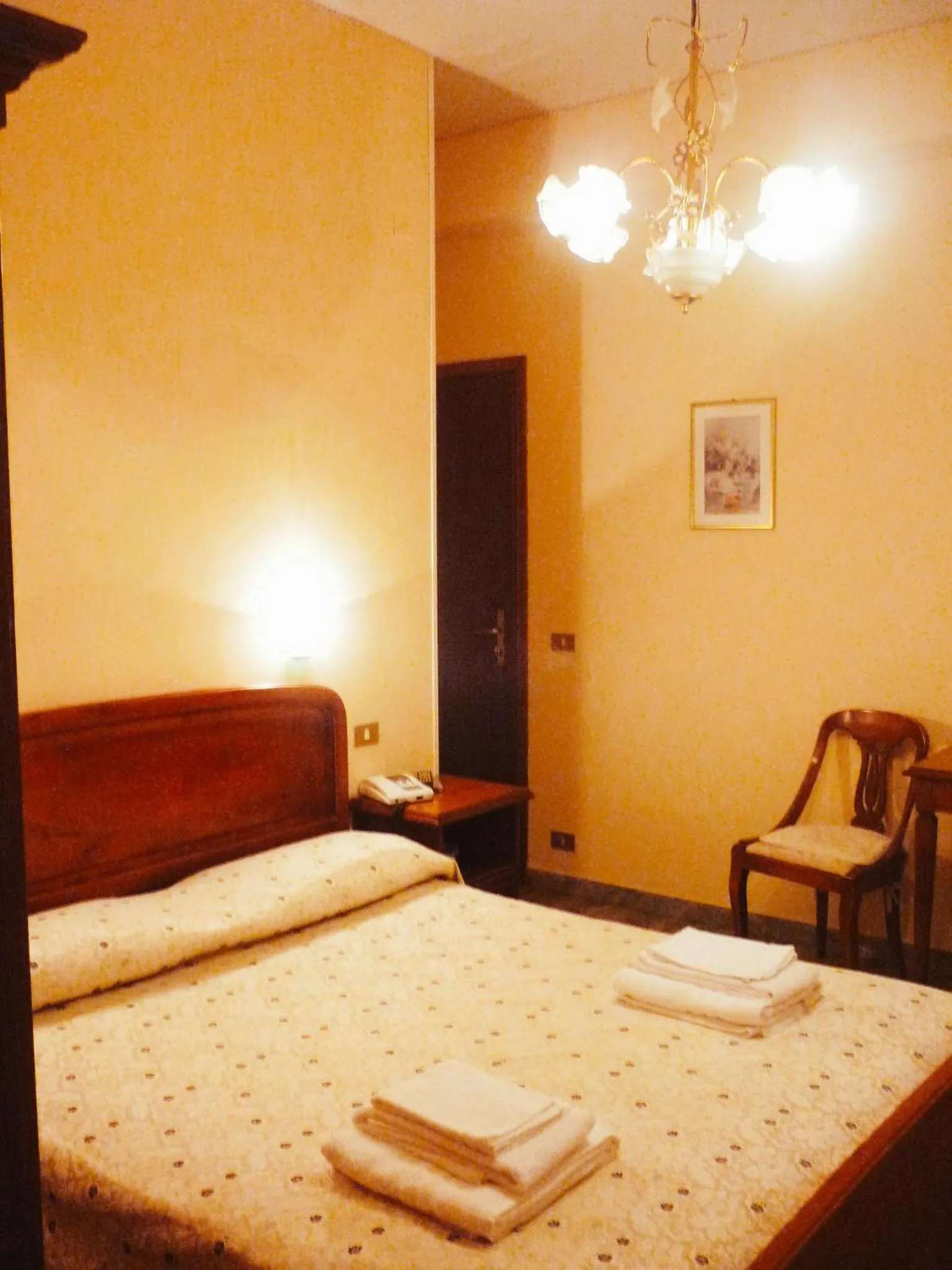 Bedroom, Bed in PARADISO Hotel Ristorante