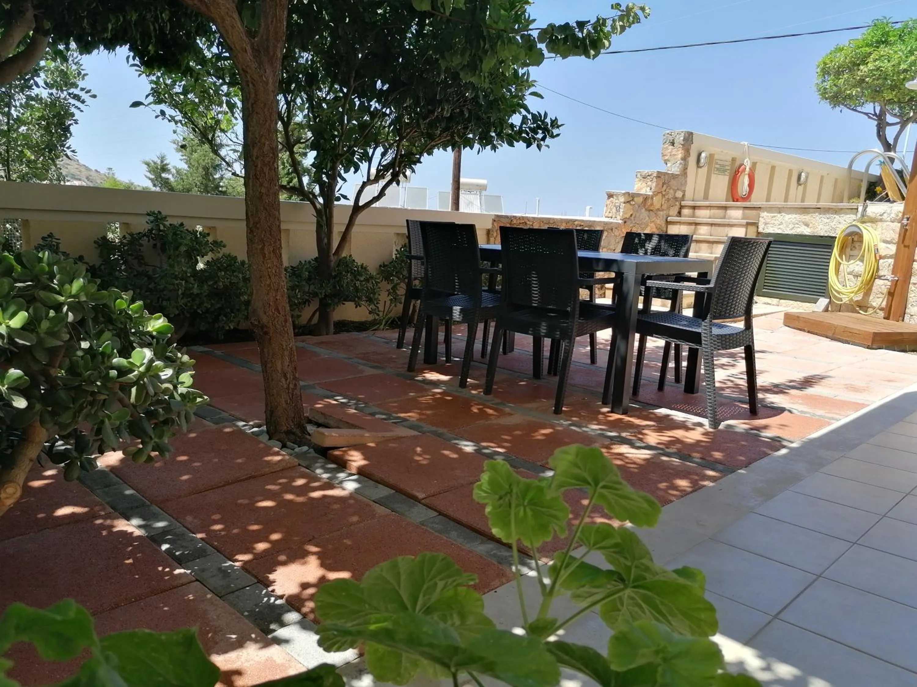 Patio in Villiana Holiday Apartments