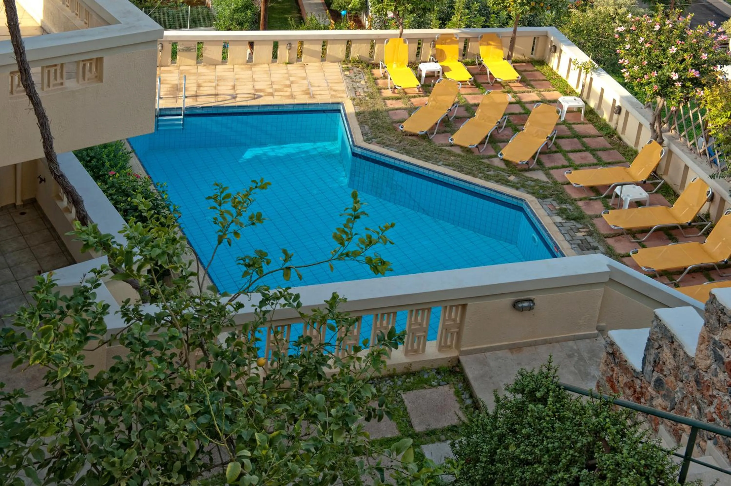 Garden view in Villiana Holiday Apartments