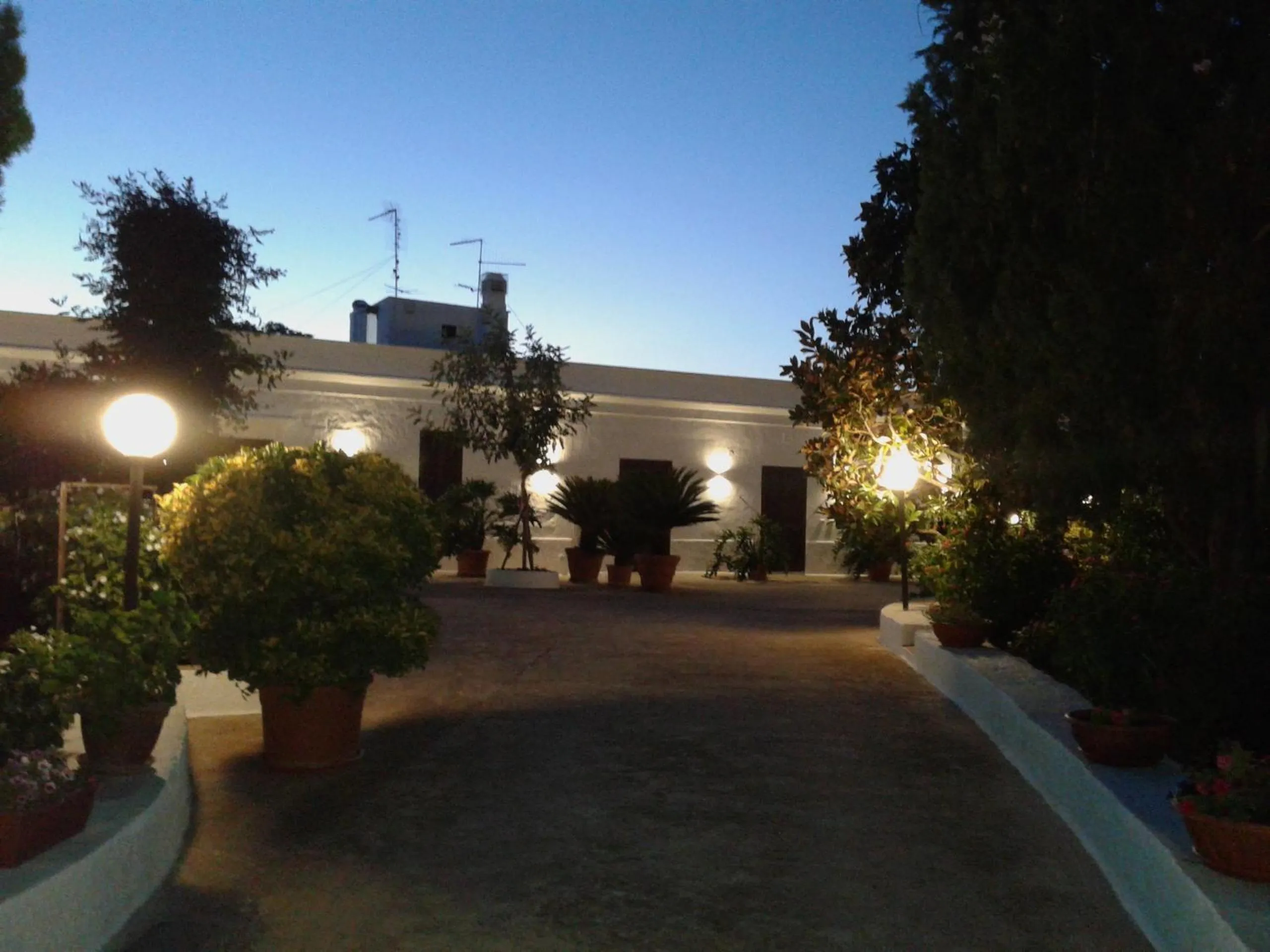 Garden view in B&B Bell'aria