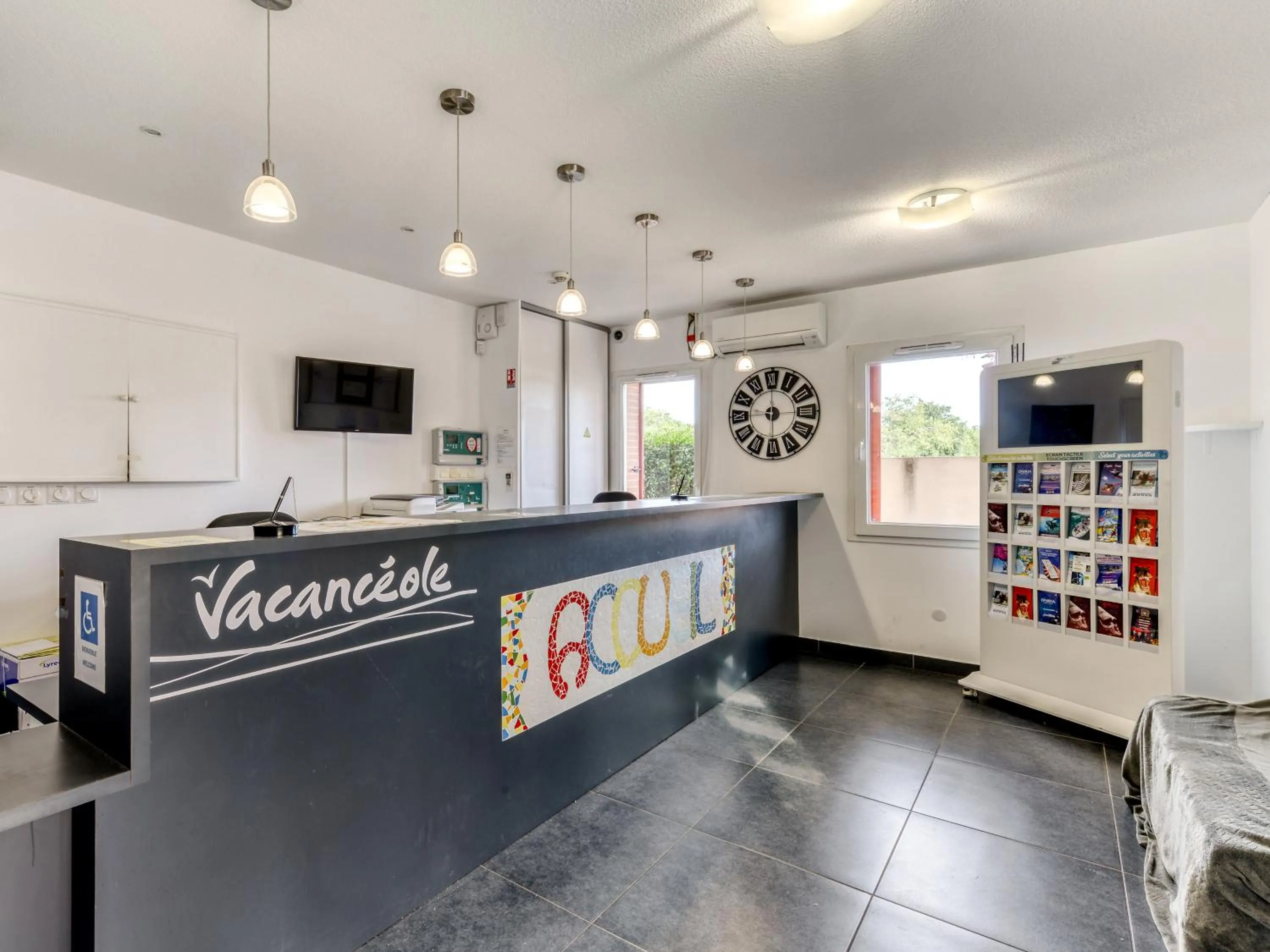 Lobby or reception in Vacancéole - Les demeures de la Massane - Argelès-sur-Mer