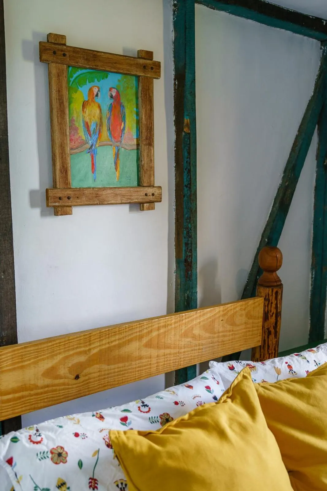 Bed in Villa Pajon Eco Lodge