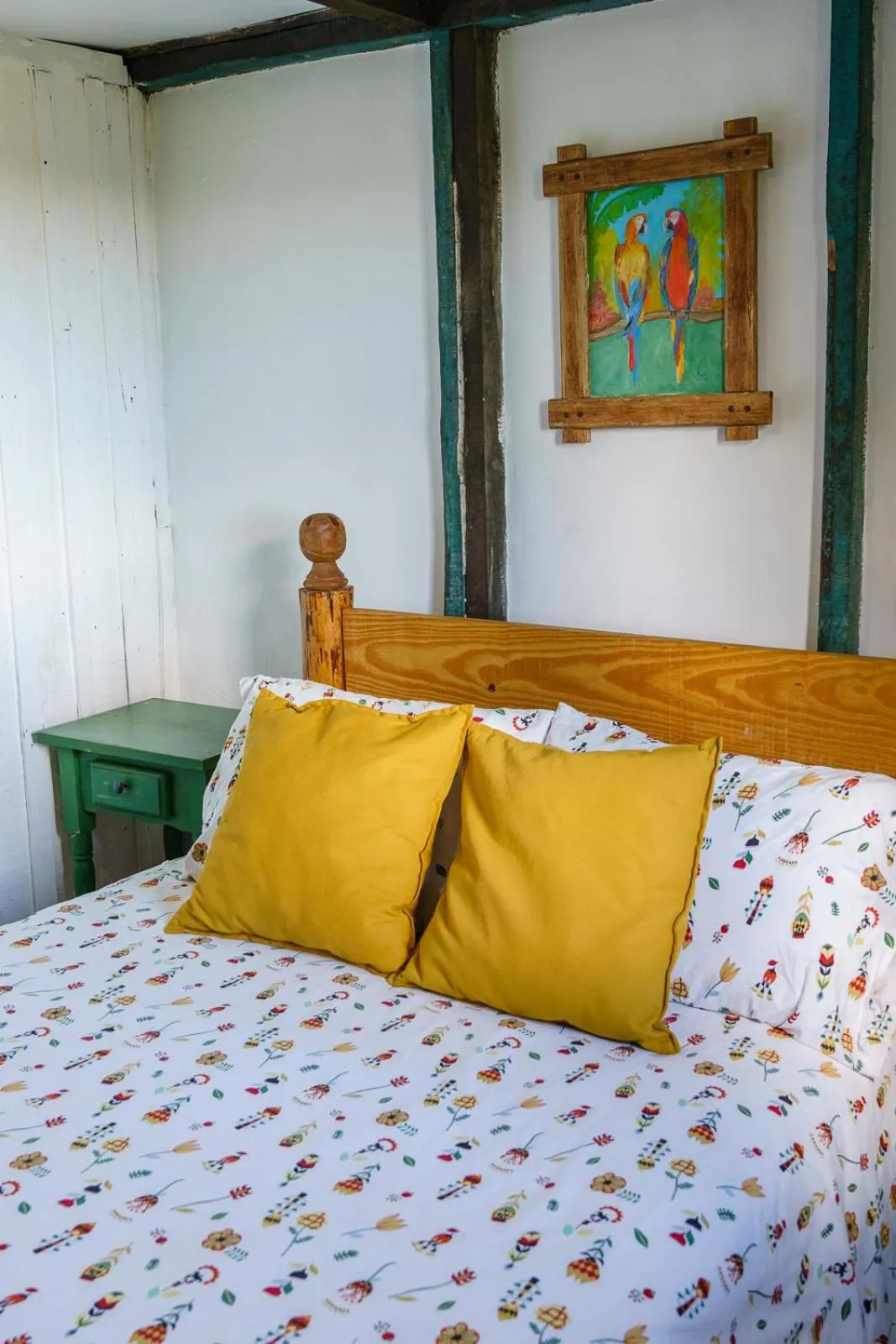 Bed in Villa Pajon Eco Lodge