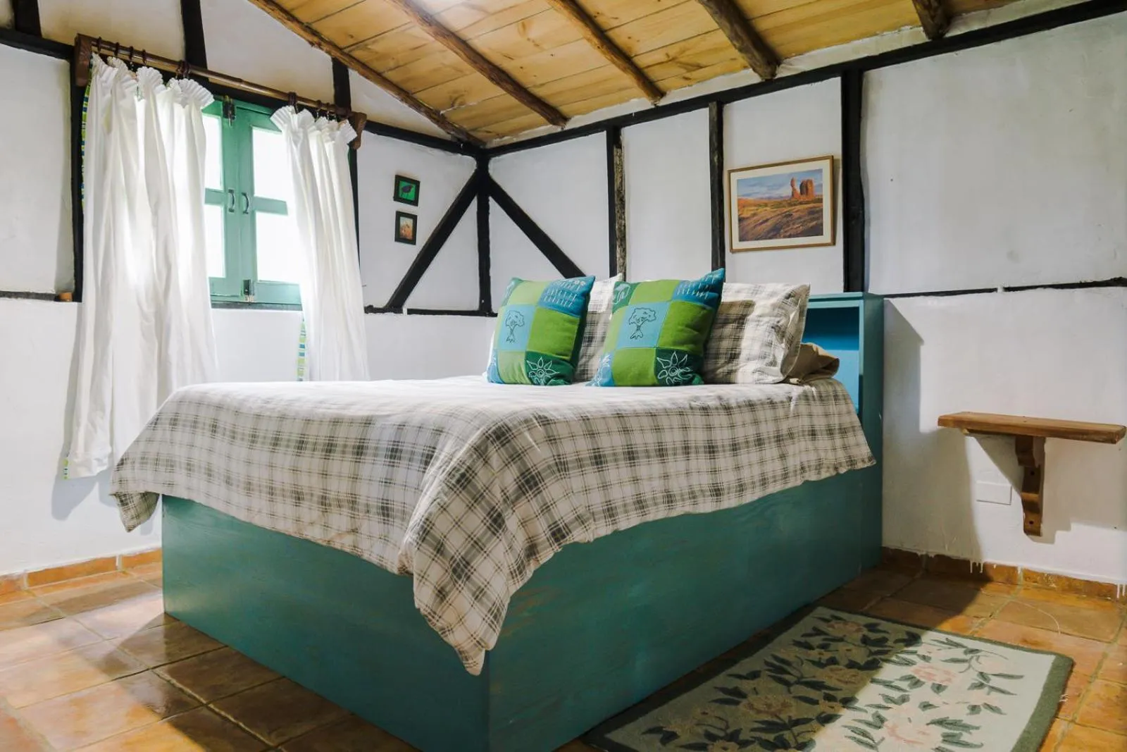 Bed in Villa Pajon Eco Lodge