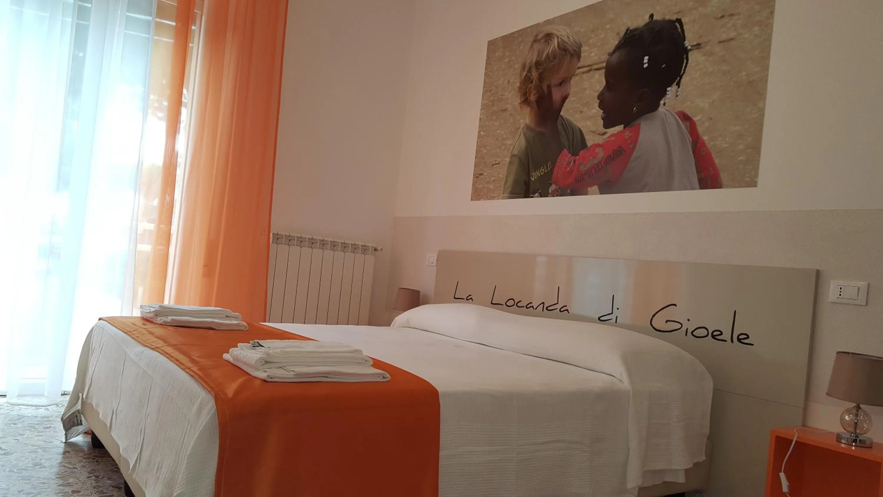 Balcony/Terrace, Bed in La locanda di Gioele