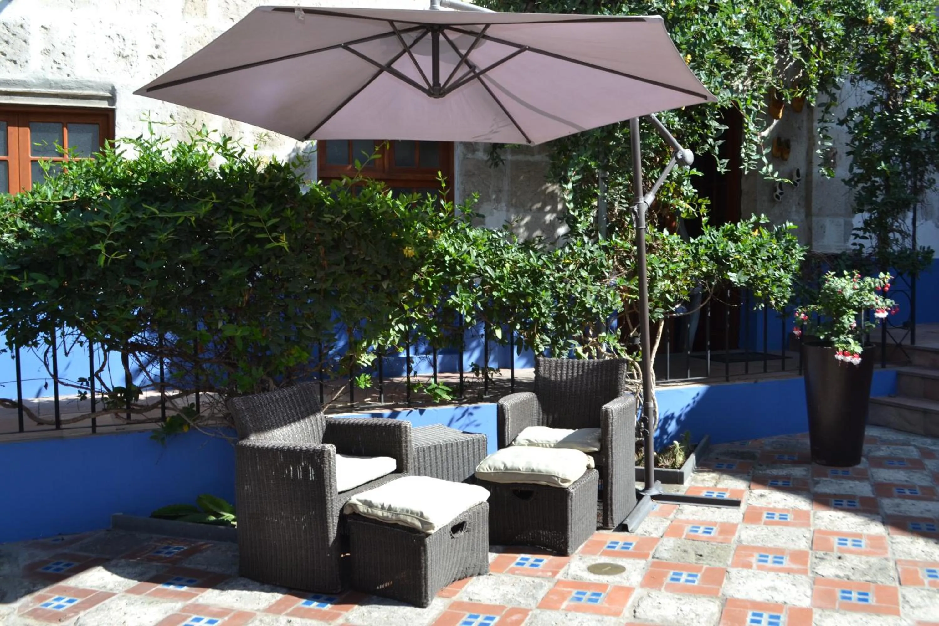 Patio in Hotel Casona Solar
