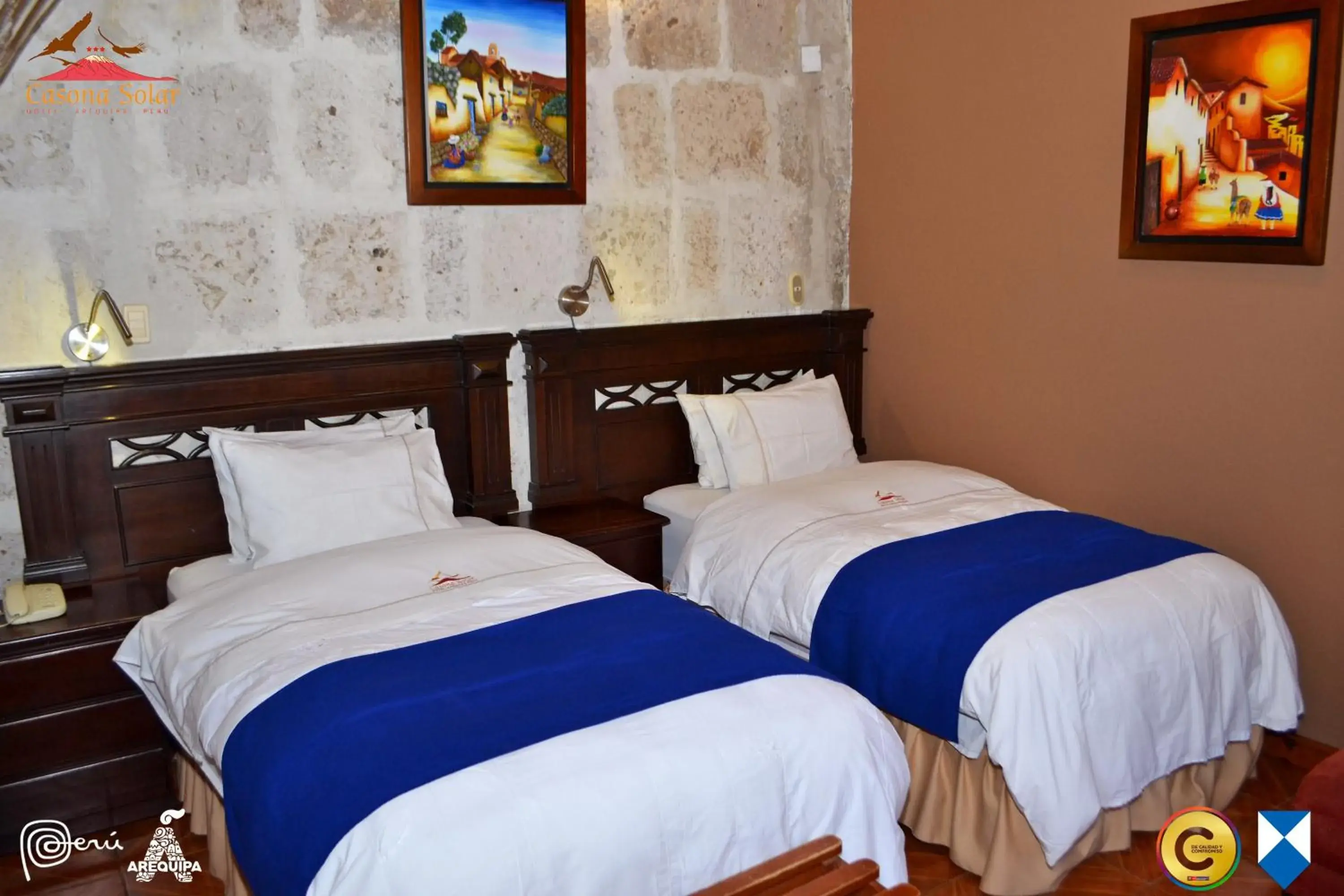 Double or Twin Room in Hotel Casona Solar Double or Twin Room in Hotel Casona Solar